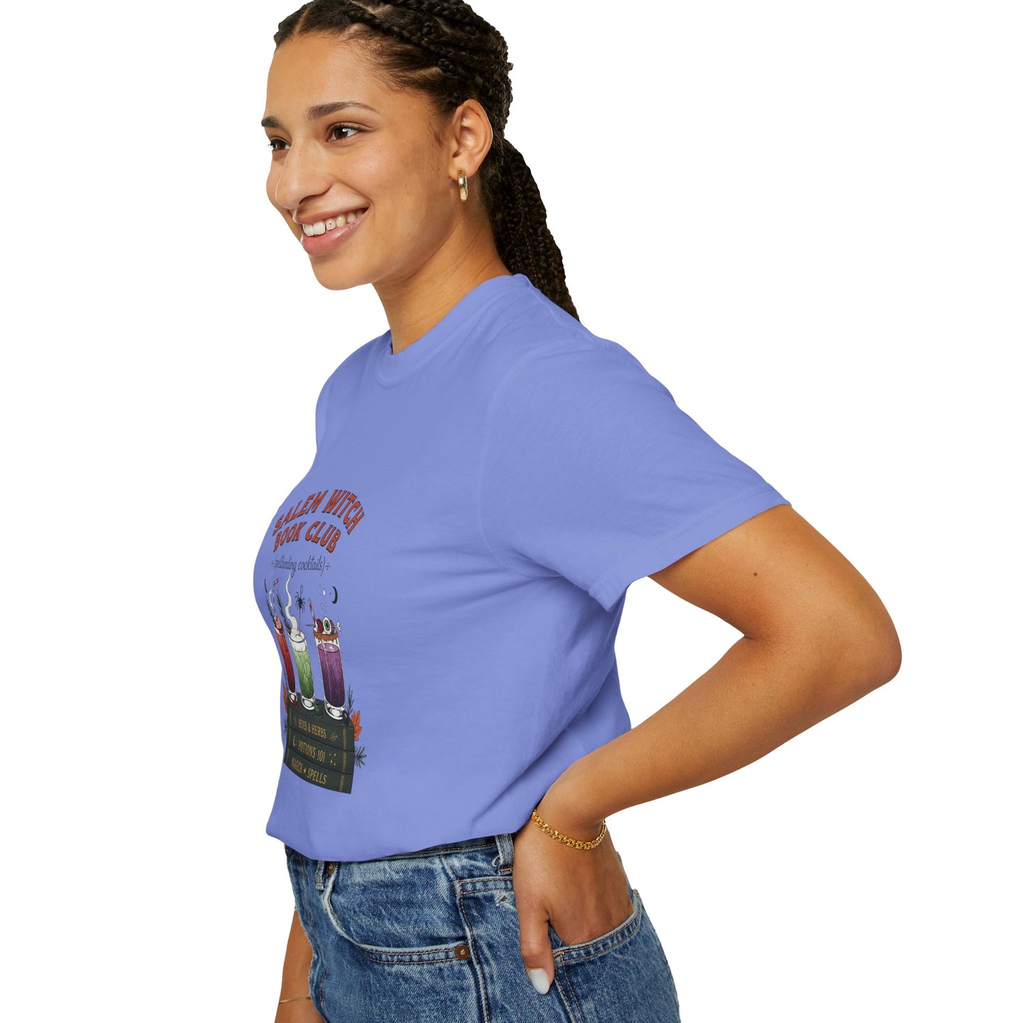 "Salem Witch Book Club" T-Shirt — Whimsical Witchy Reading Tee