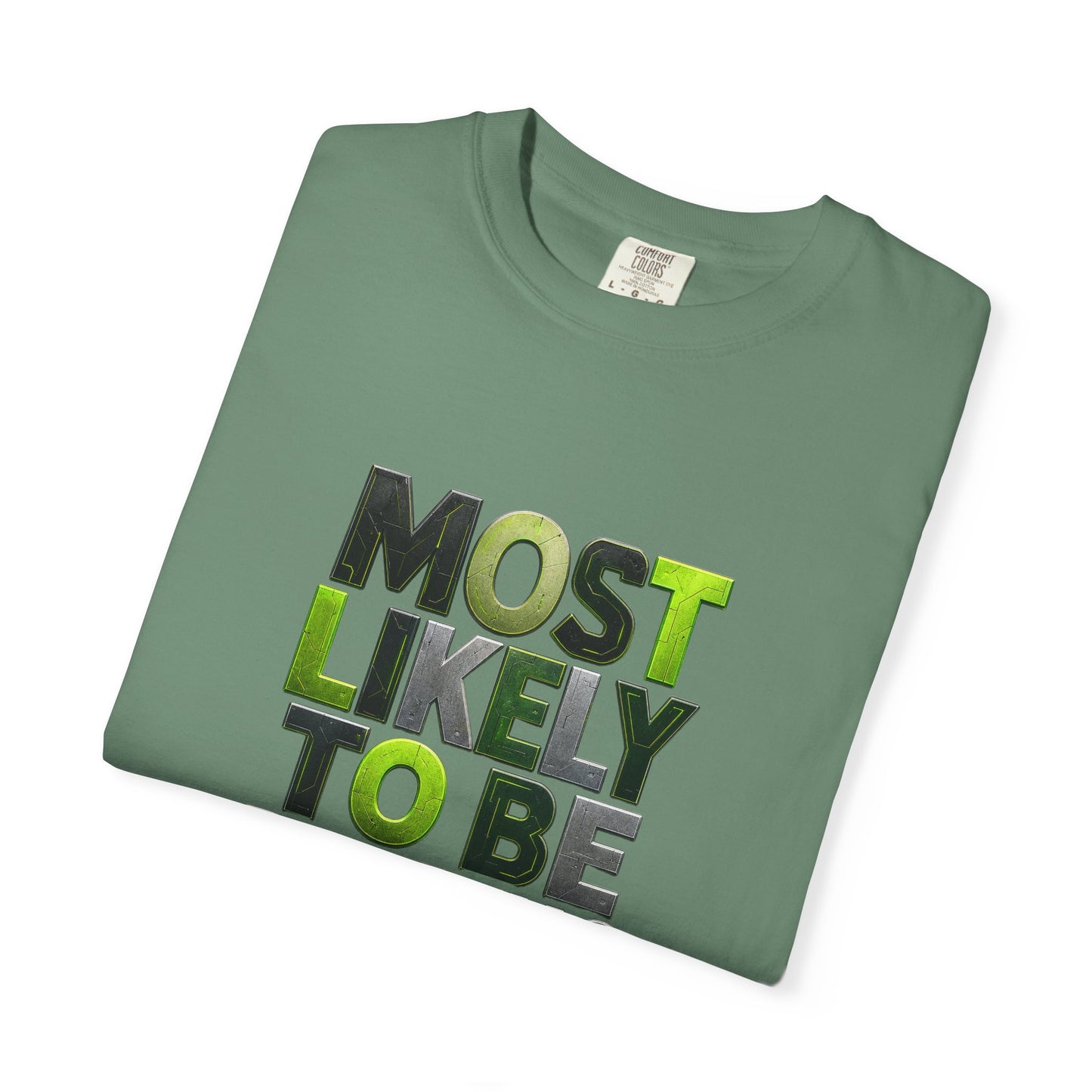 "Most Likely To Be Reading Sci‑Fi" T-Shirt for Science Fiction Book Lovers