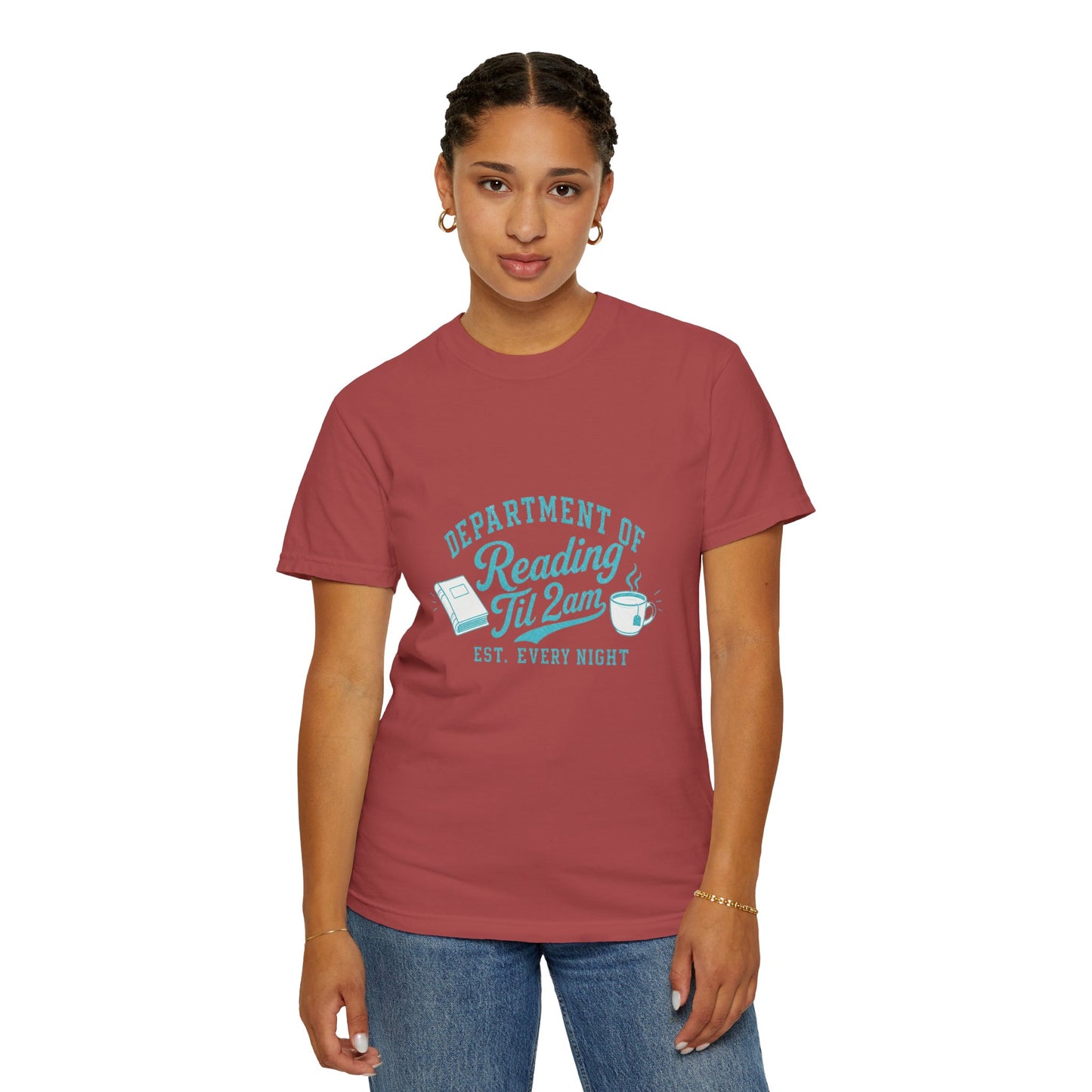 "Department of Reading 'Til 2AM: T-Shirt — Graphic Reading Tee