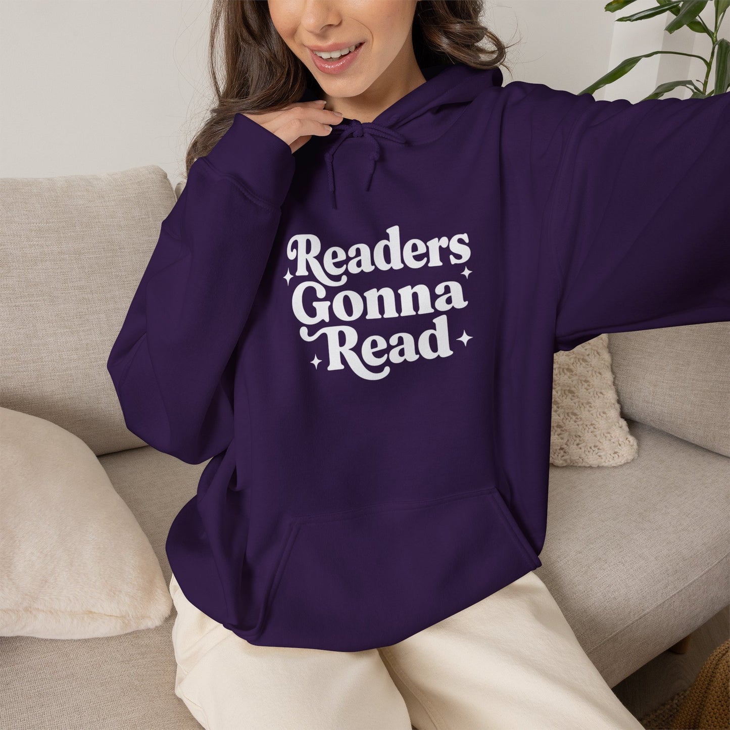 "Readers Gonna Read" Hoodie — Cozy Book Lover Pullover