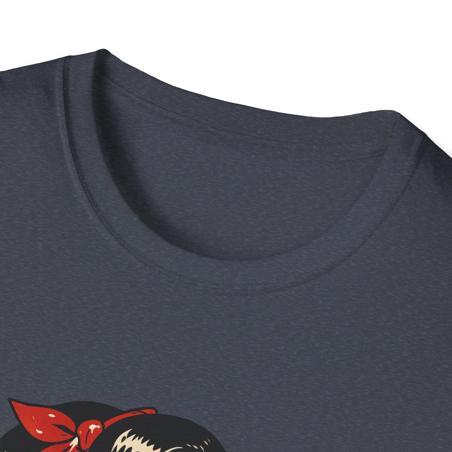 Lightweight Fabric - Vintage Pin-up Reading Tee — "Smutty Content" Graphic T-Shirt