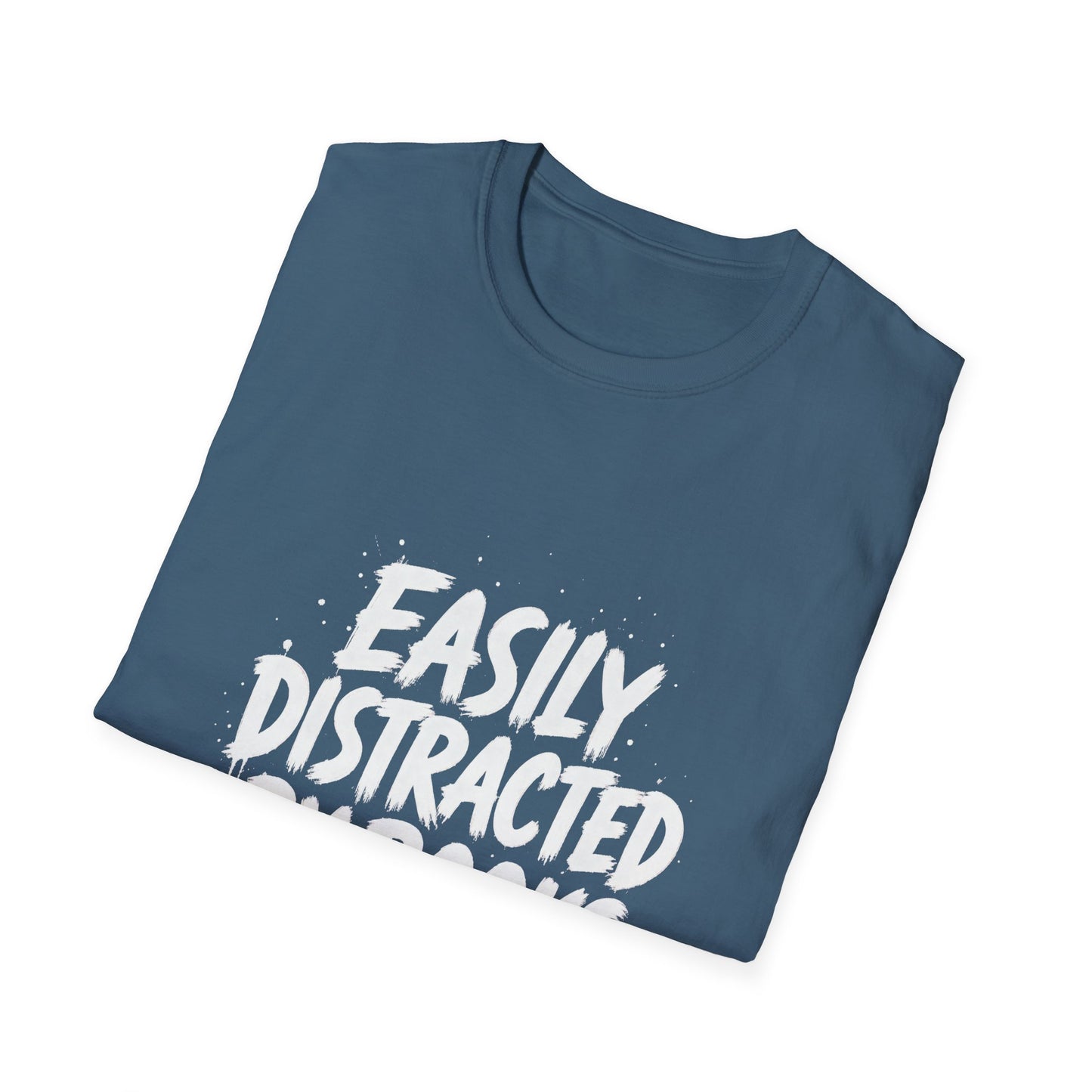 Lightweight Fabric - "Easily Distracted by Books" T‑Shirt