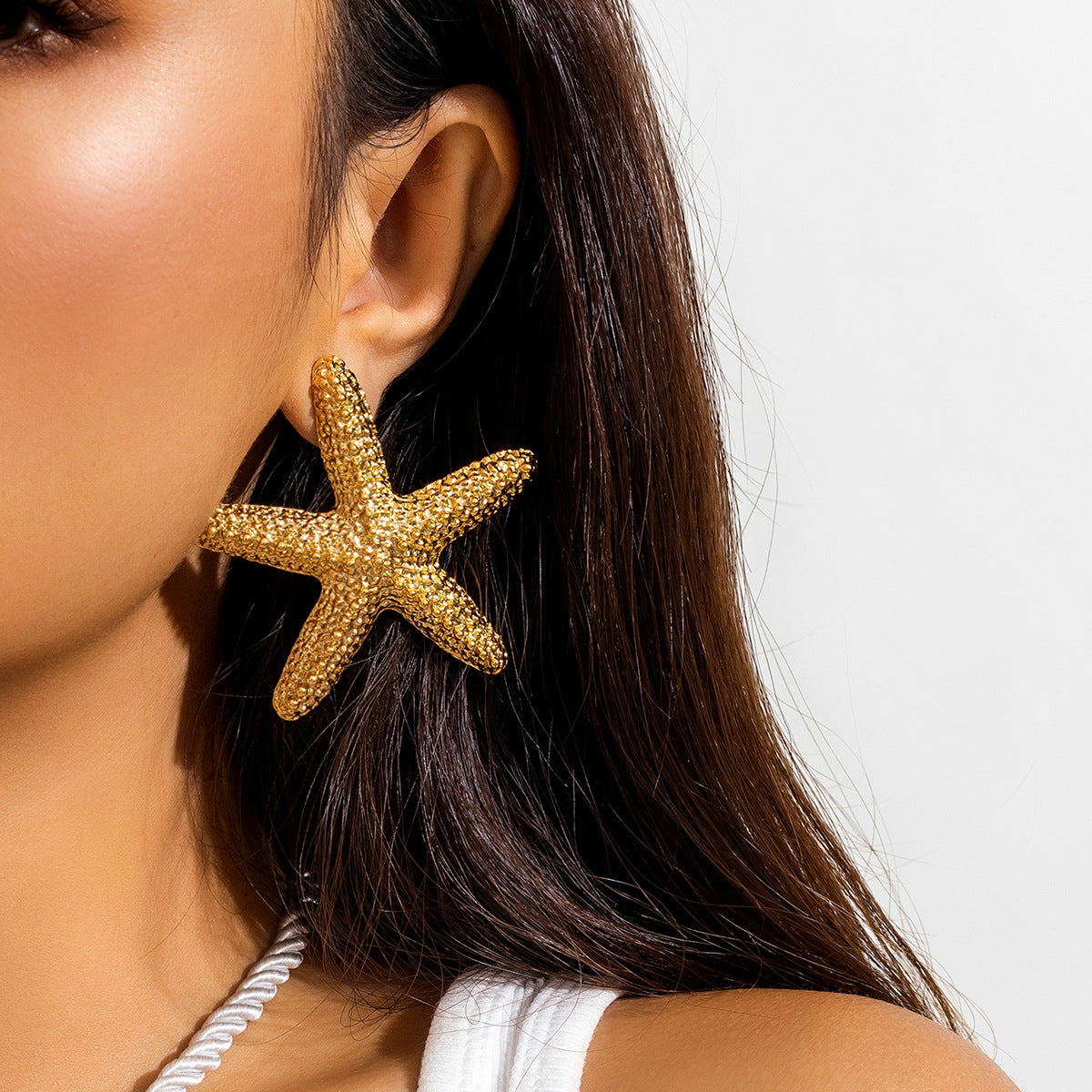 Collier et boucles d'oreilles étoile de mer