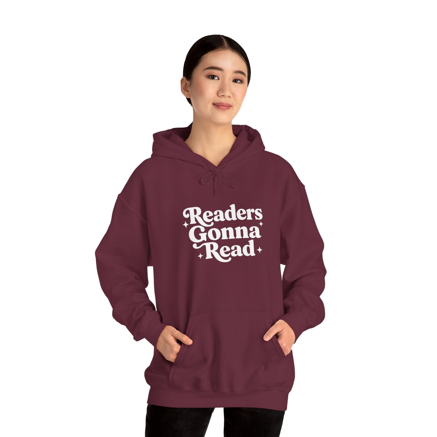 "Readers Gonna Read" Hoodie — Cozy Book Lover Pullover