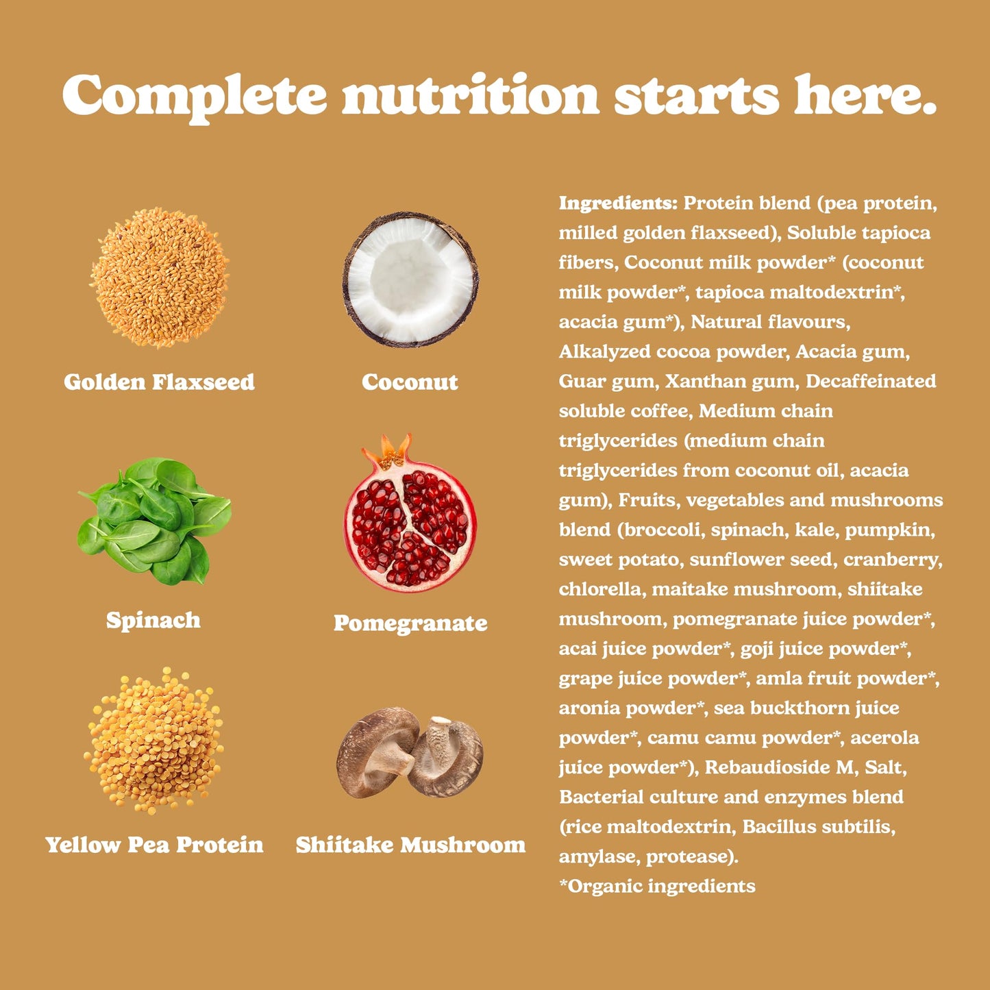 Good Protein Vegan Plant-based Protein Powder 100% Natural, Non-GMO, Dairy-free, Gluten-free, Soy-free, No Added Sugar and Nothing Artificial. Strawberries & Cream All-in-One Shake 440 grams