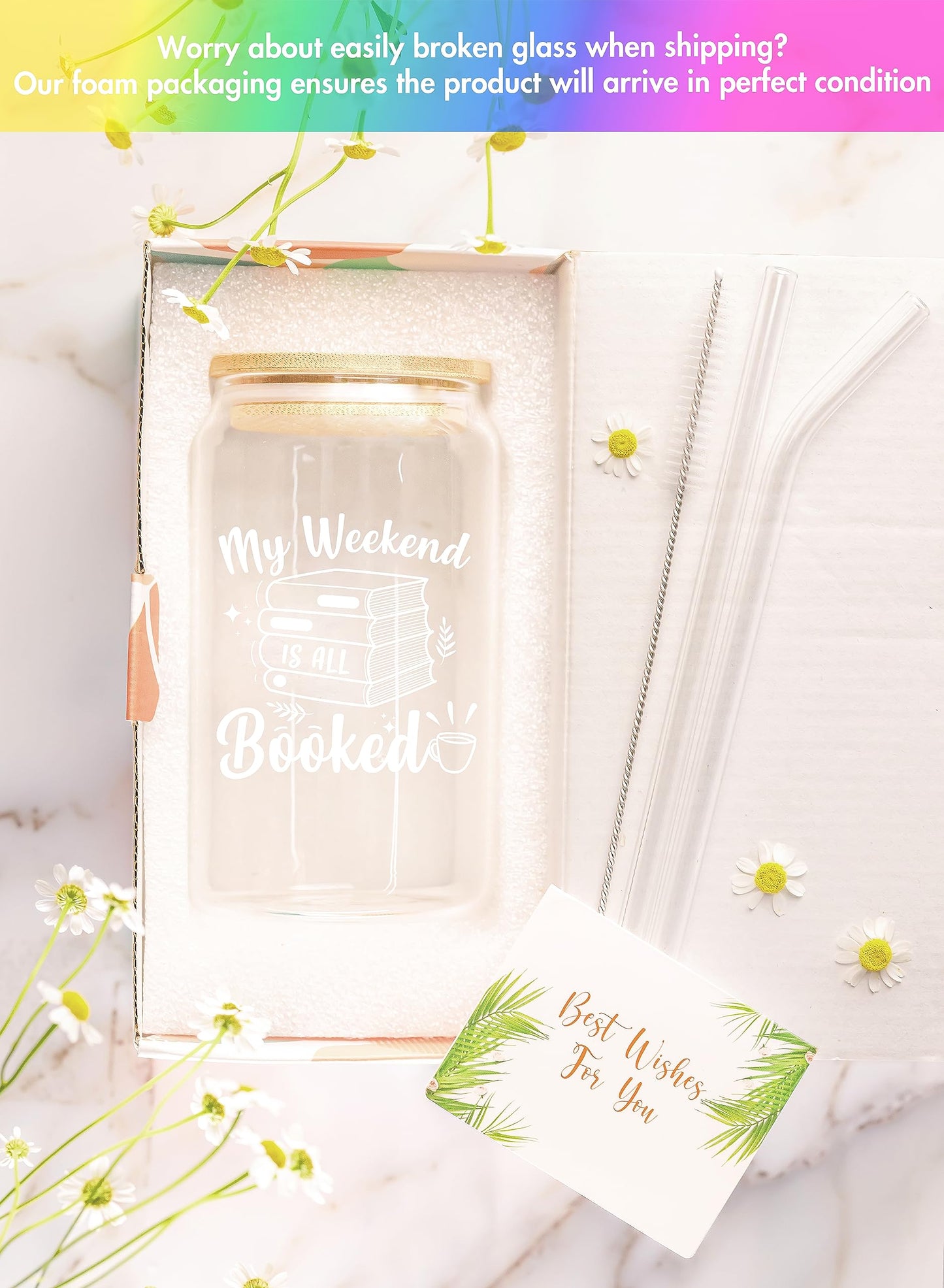 Verre à café pour les amoureux des livres de 16 oz - 2 options