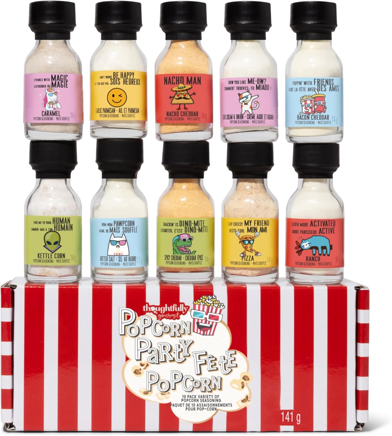 Popcorn Party Seasoning Sampler by Thoughtfully Gourmet