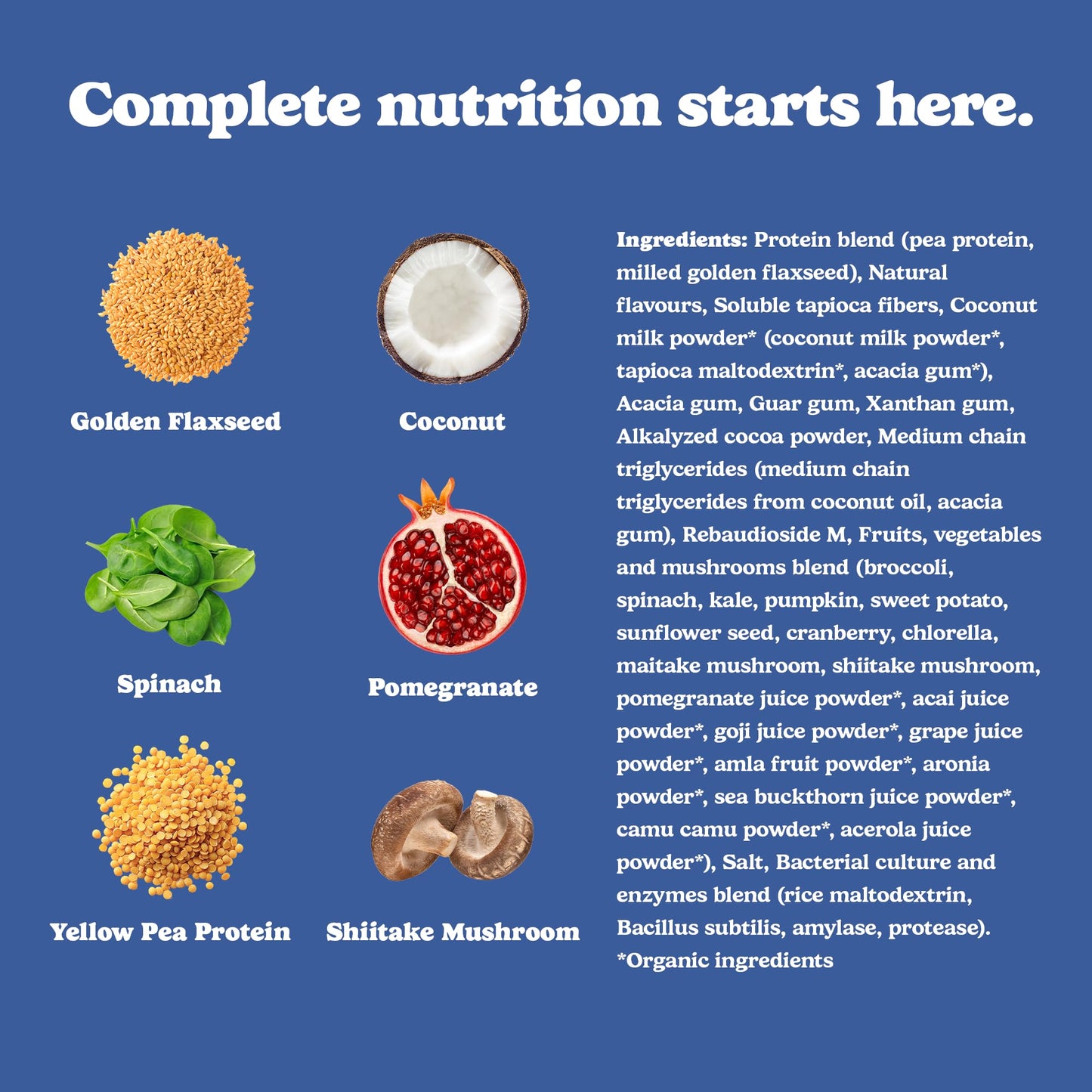 Good Protein Vegan Plant-based Protein Powder 100% Natural, Non-GMO, Dairy-free, Gluten-free, Soy-free, No Added Sugar and Nothing Artificial. Strawberries & Cream All-in-One Shake 440 grams