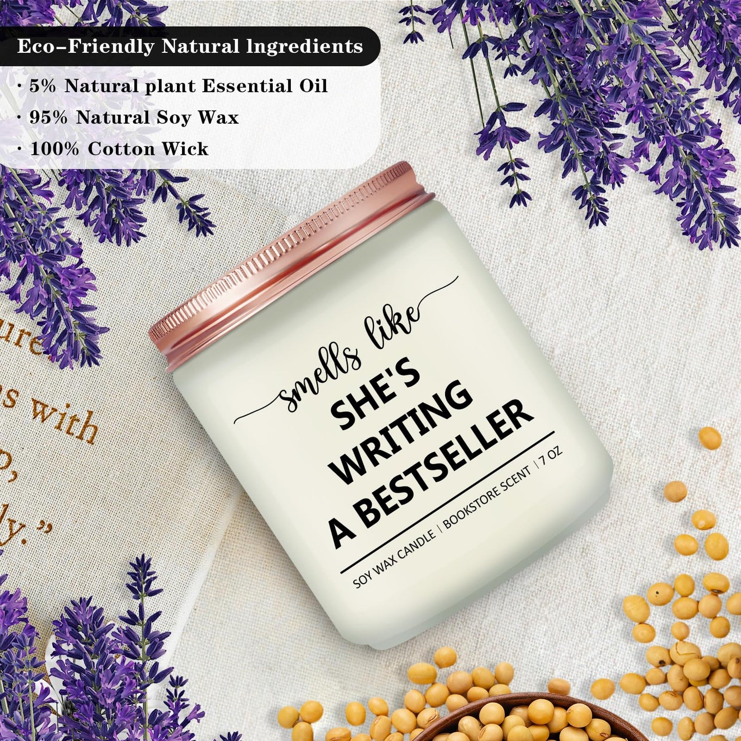 Smells Like She's Writing a Bestseller Soy Candle