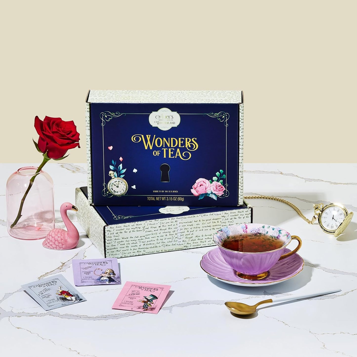 Coffret Découverte de 6 Thés « Alice au Pays des Merveilles » par Thoughtfully Gourmet