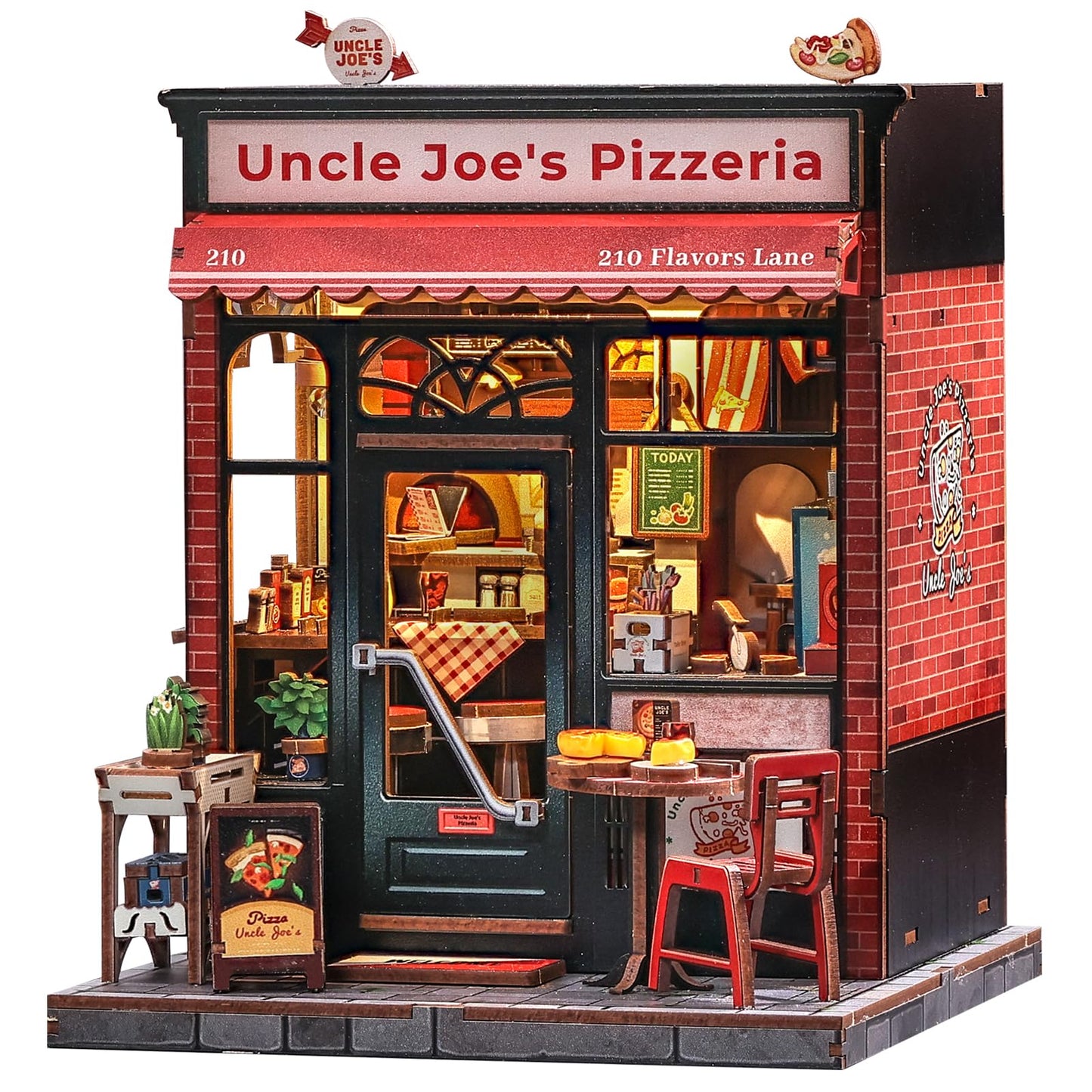 Cutefun Book Nook Kit, DIY Miniature House Kit for Adults, 3D Wooden Puzzle Mini House Building Kit with LED, Dollhouse Kit Bookshelf Insert Decor Creative Gifts for Teens (The Astrology Bookshop)