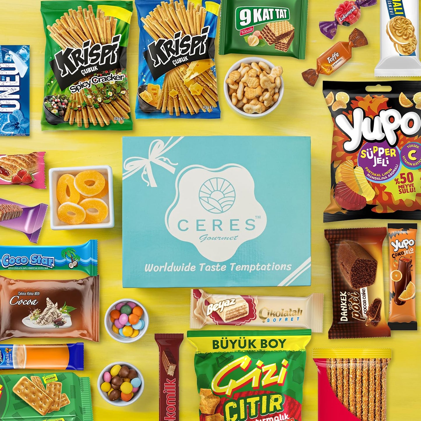 Exotic International Snack Box, 30-Piece Assortment of Snacks from Around the World |Office Snacking, Mystery Foreign Candy & Treats, Snacks Variety Pack for Adults, Kids, College and Students (Maxi)