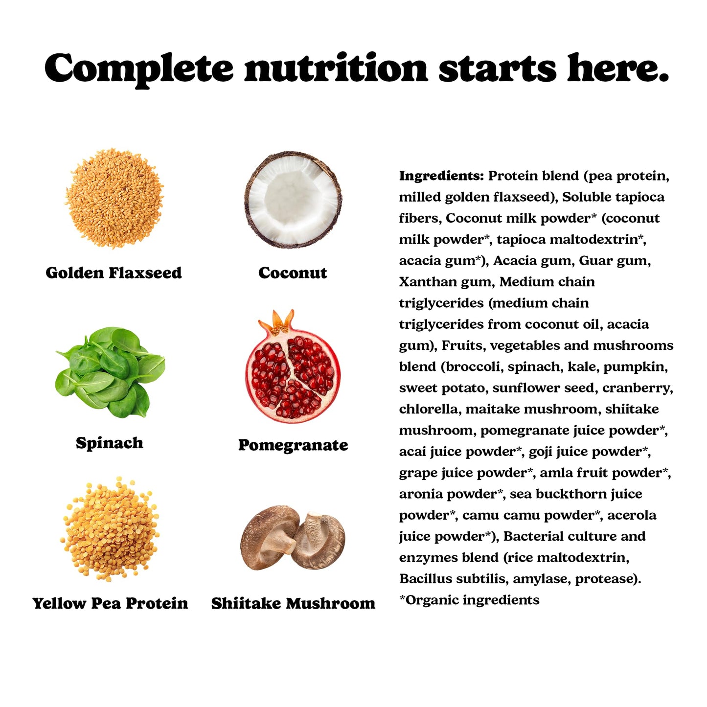 Good Protein Vegan Plant-based Protein Powder 100% Natural, Non-GMO, Dairy-free, Gluten-free, Soy-free, No Added Sugar and Nothing Artificial. Strawberries & Cream All-in-One Shake 440 grams