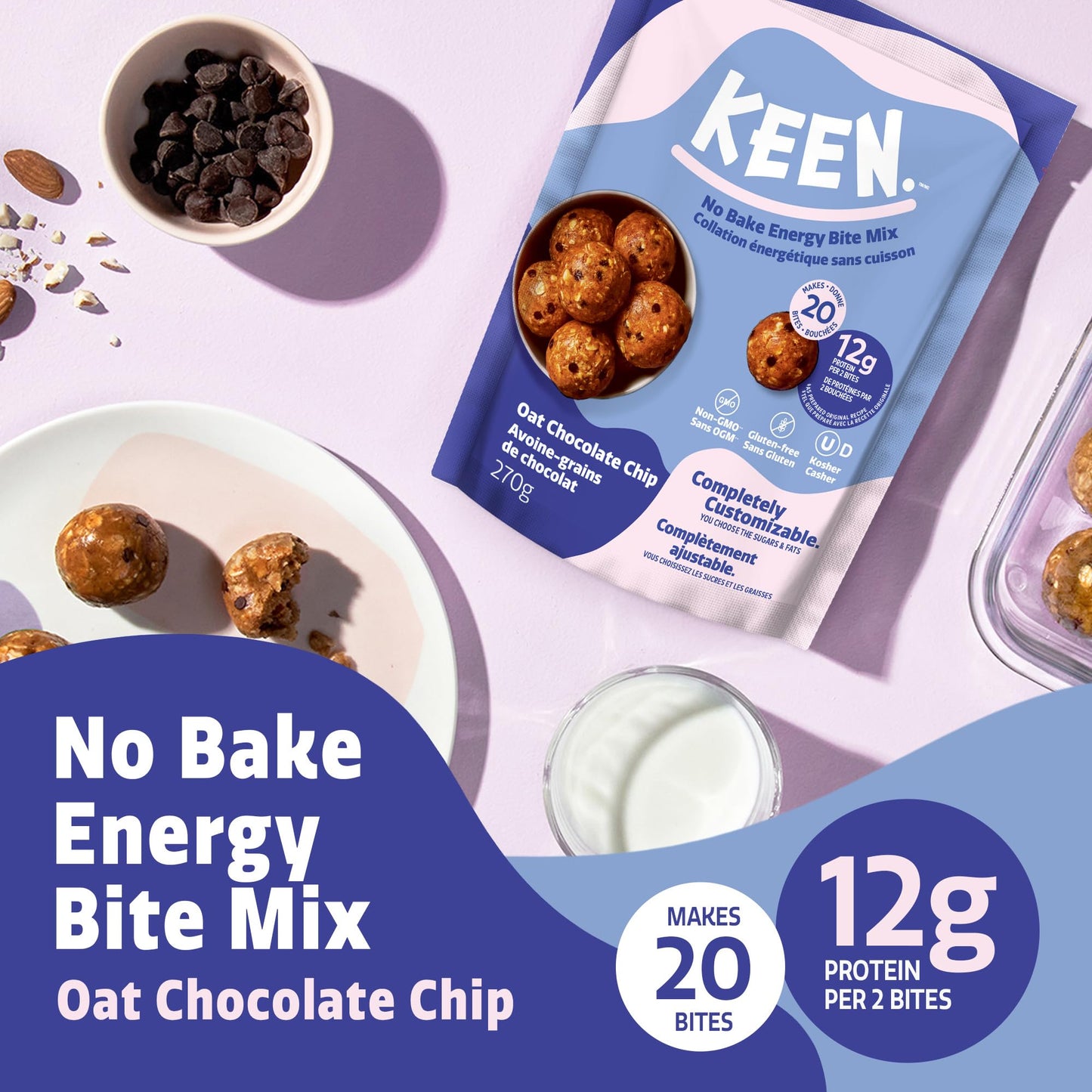 No Bake Energy Bite Mix (Oat Chocolate Chip)