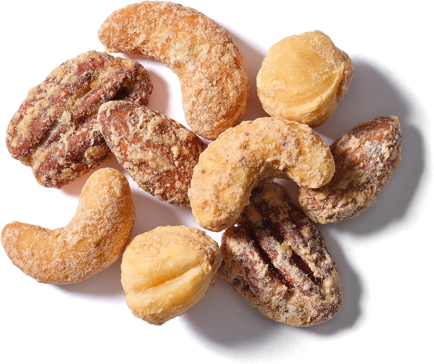 Mélange de noix à l'érable Yupik, 156 g, collation sans gluten, casher, sans OGM, noix glacées à l'érable, avec du sirop d'érable pur, amandes, noix de cajou, pacanes, noisettes rôties à sec, collation saveur cannelle douillette