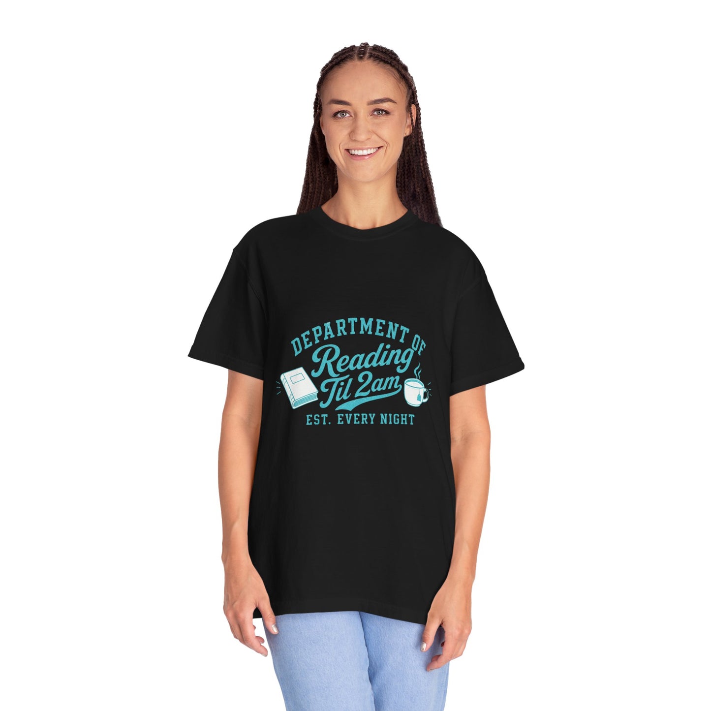 "Department of Reading 'Til 2AM: T-Shirt — Graphic Reading Tee