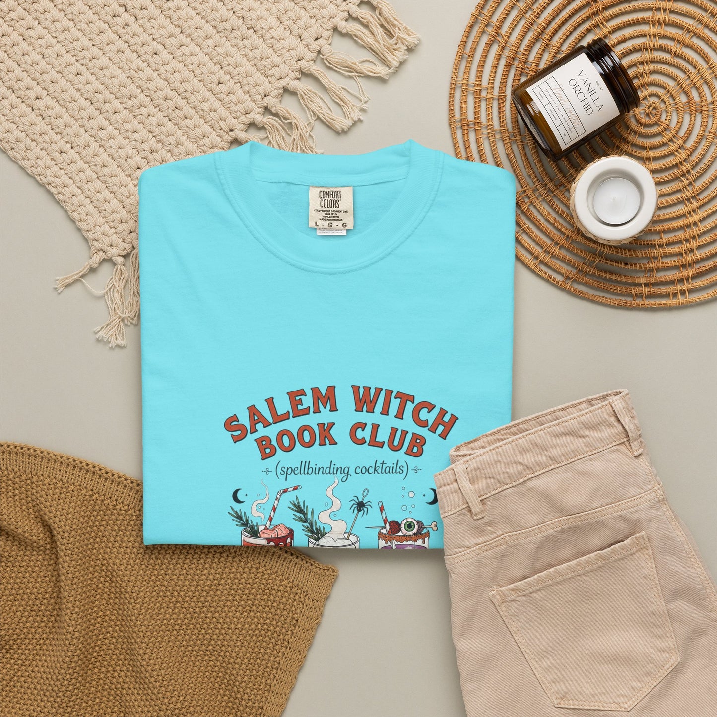 "Salem Witch Book Club" T-Shirt — Whimsical Witchy Reading Tee