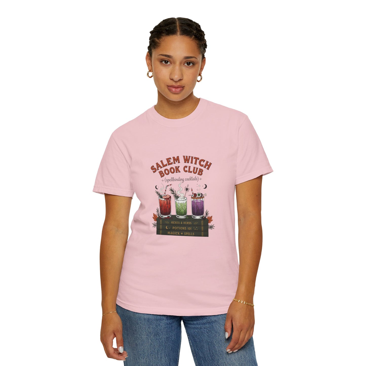 "Salem Witch Book Club" T-Shirt — Whimsical Witchy Reading Tee