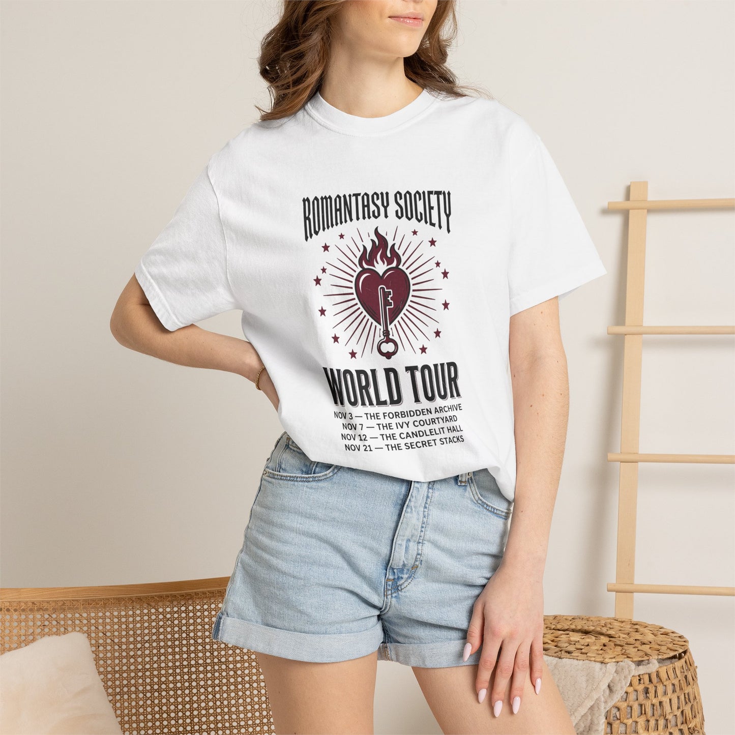 "Romantasy Society World Tour" Graphic T-Shirt