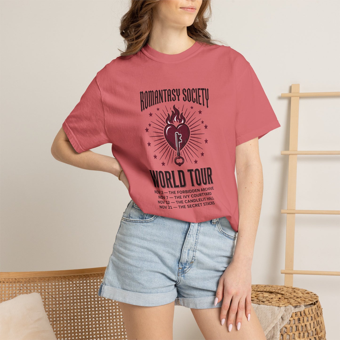 "Romantasy Society World Tour" Graphic T-Shirt