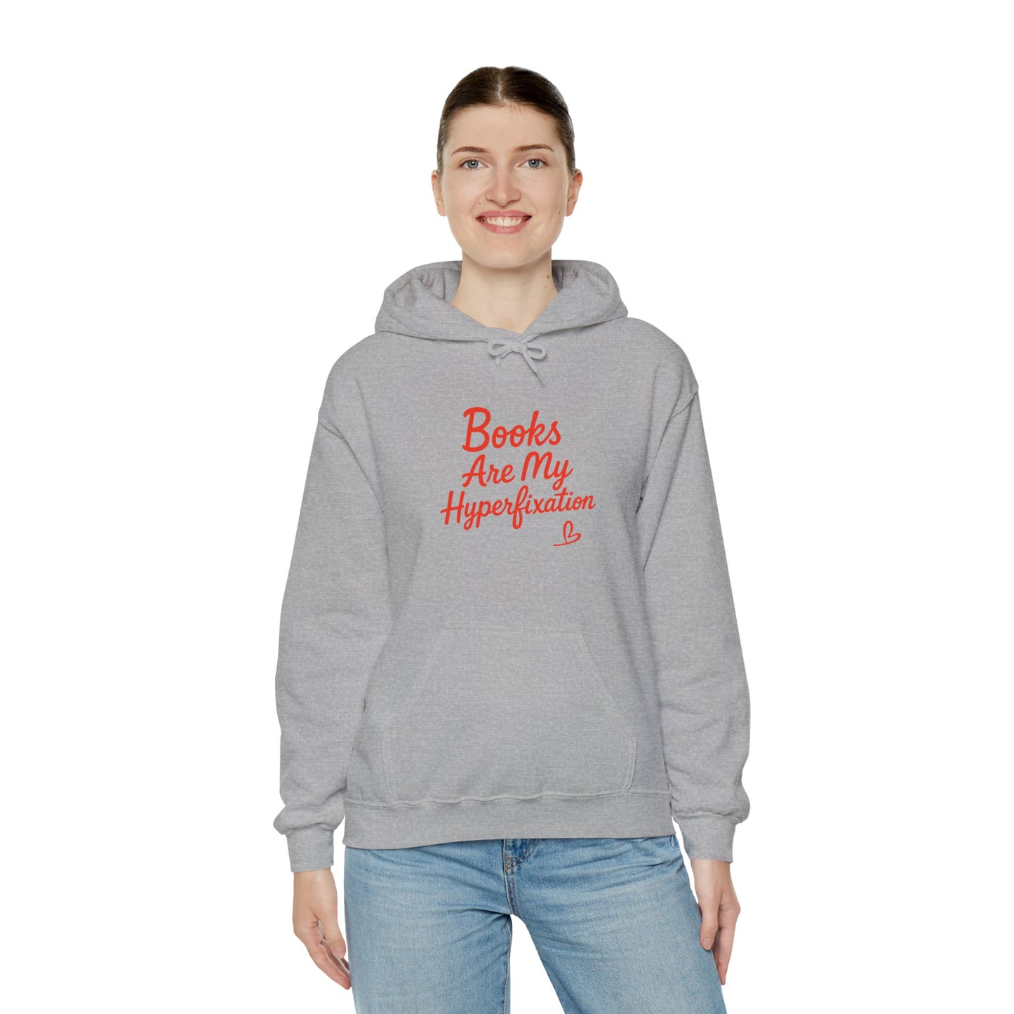 "Books Are My Hyperfixation" Neurospicy Bookish Hoodie