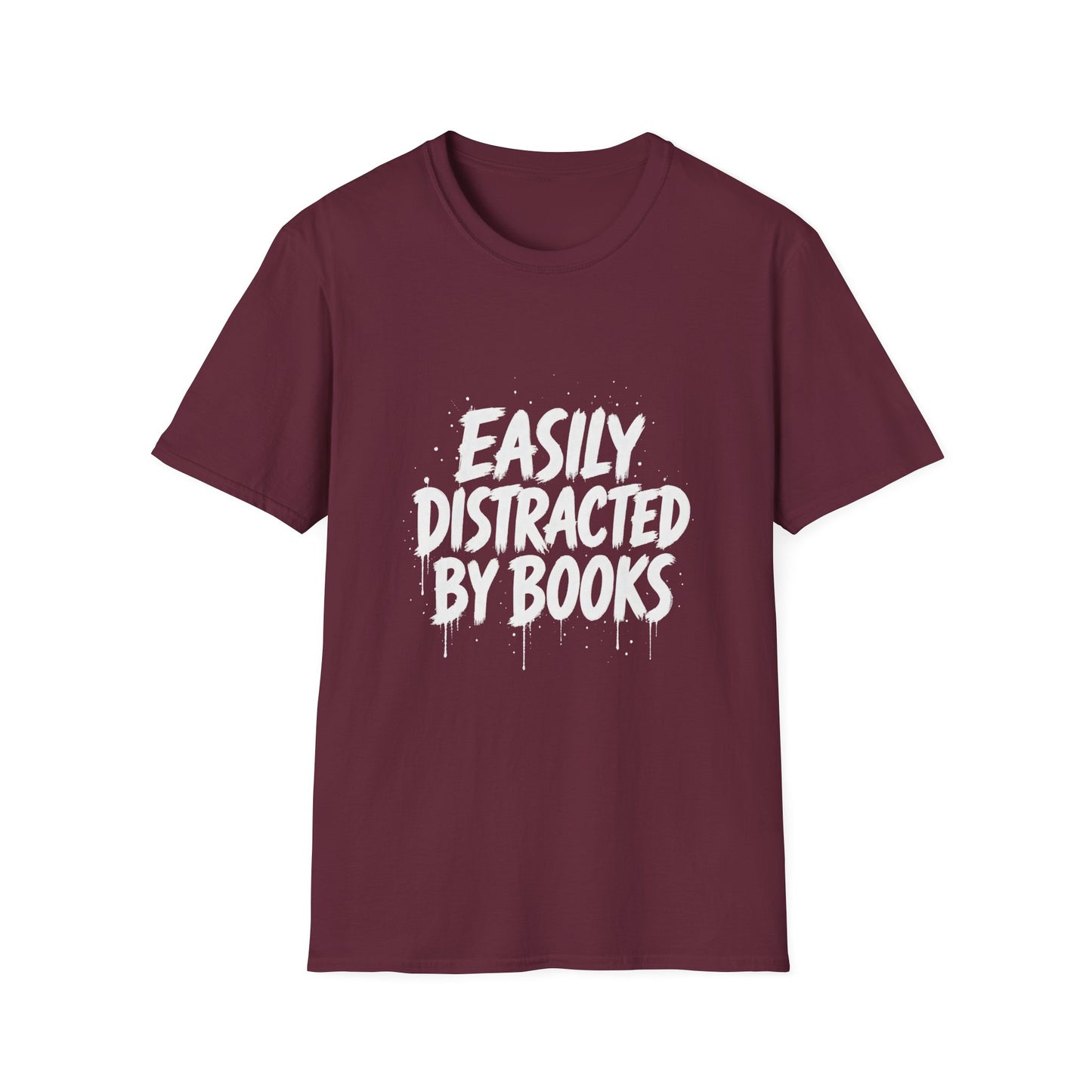 Lightweight Fabric - "Easily Distracted by Books" T‑Shirt