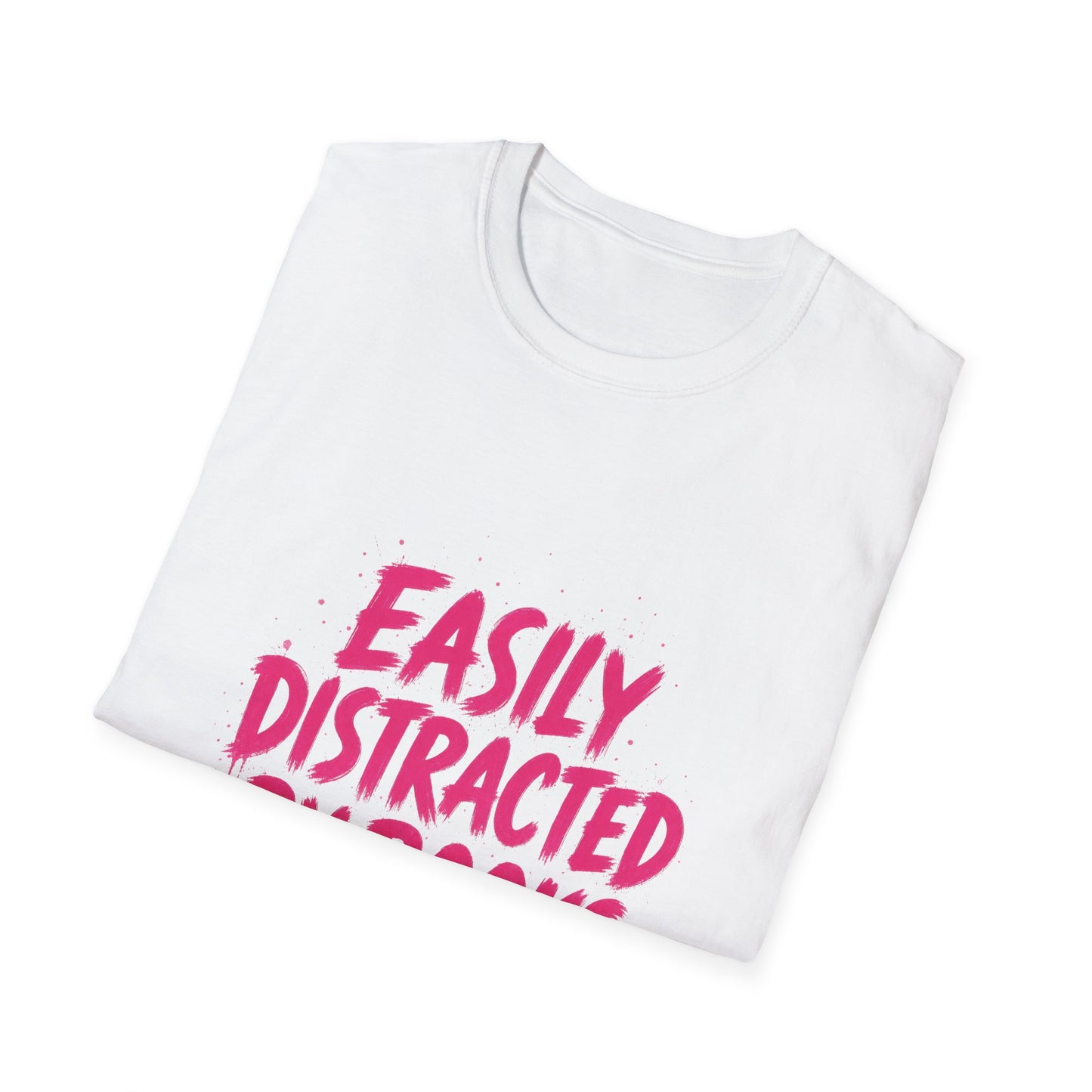 Lightweight Fabric - "Easily Distracted by Books" T‑Shirt