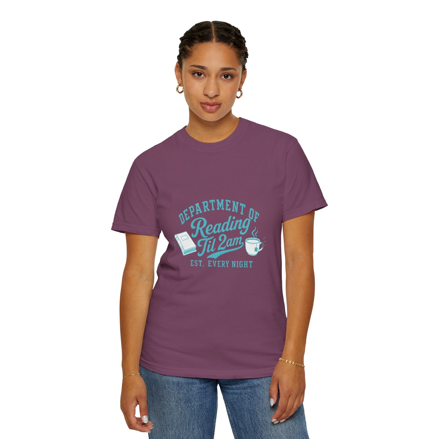 "Department of Reading 'Til 2AM: T-Shirt — Graphic Reading Tee