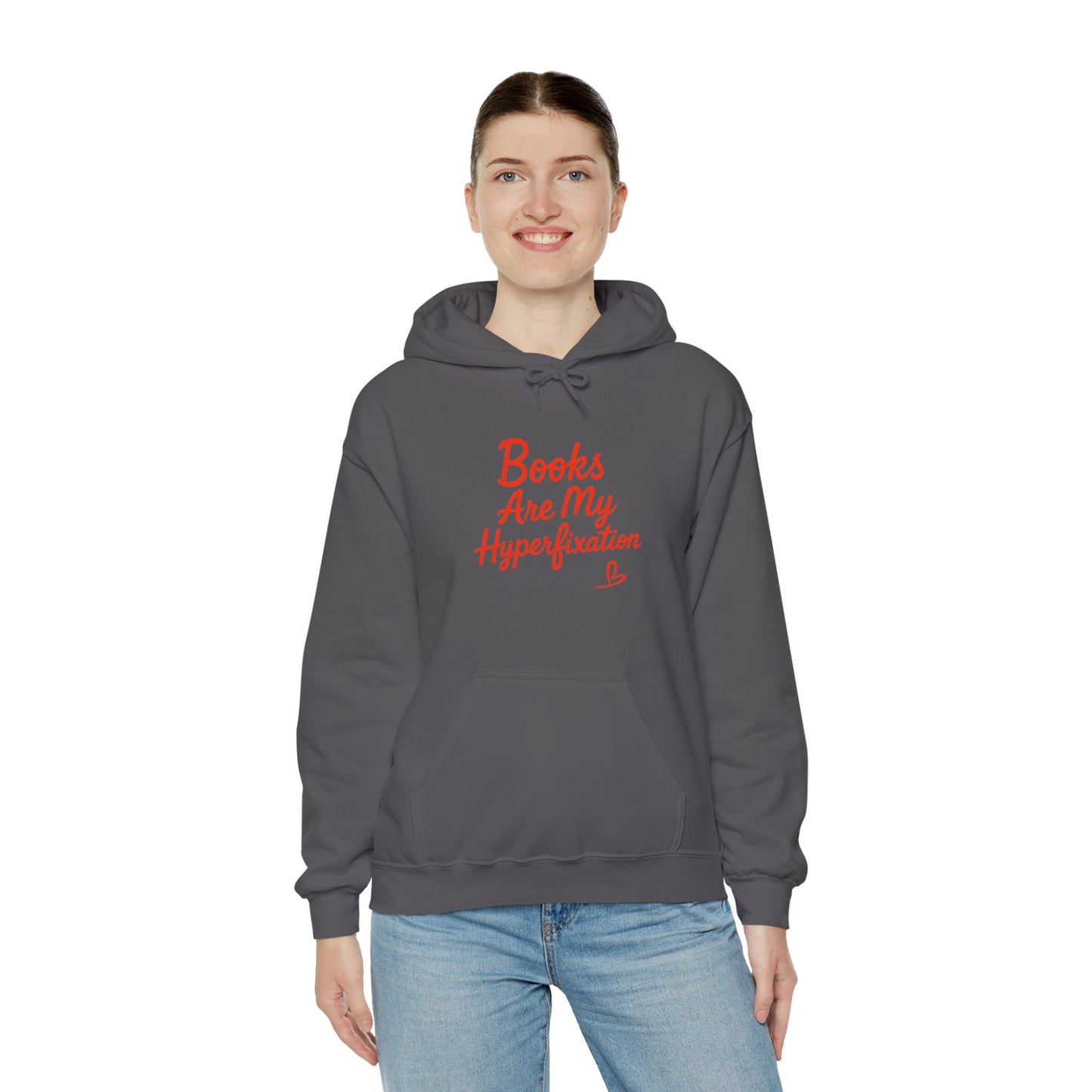 "Books Are My Hyperfixation" Neurospicy Bookish Hoodie