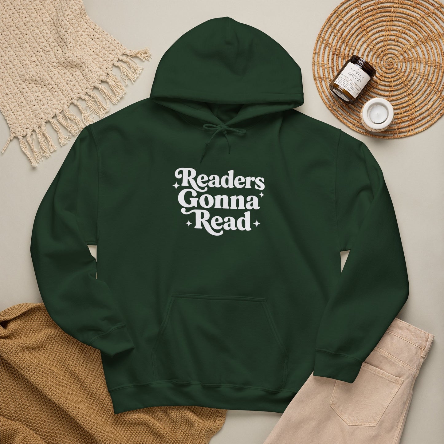 "Readers Gonna Read" Hoodie — Cozy Book Lover Pullover
