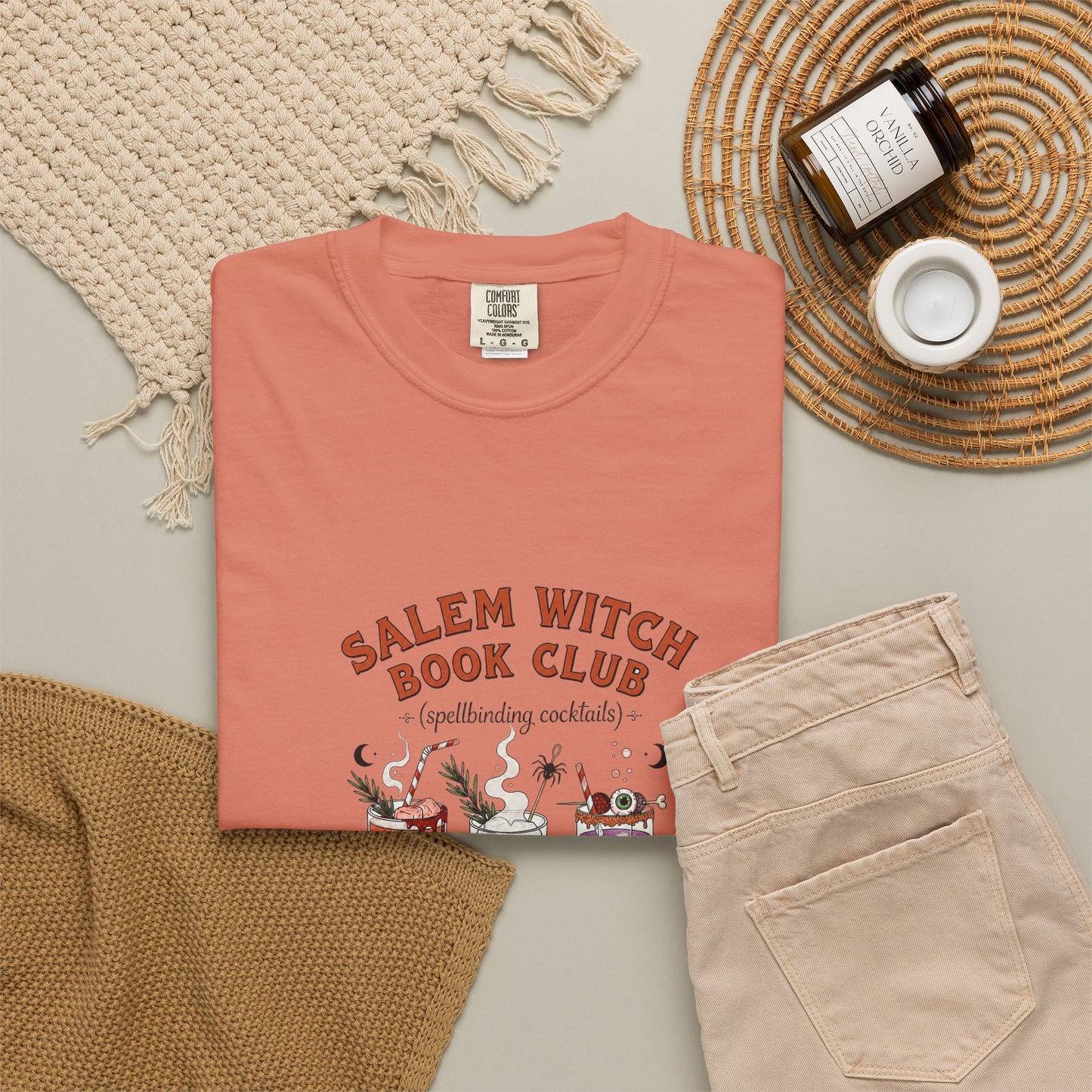 "Salem Witch Book Club" T-Shirt — Whimsical Witchy Reading Tee