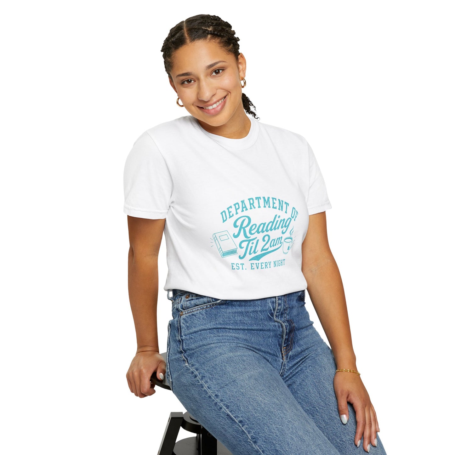 "Department of Reading 'Til 2AM: T-Shirt — Graphic Reading Tee