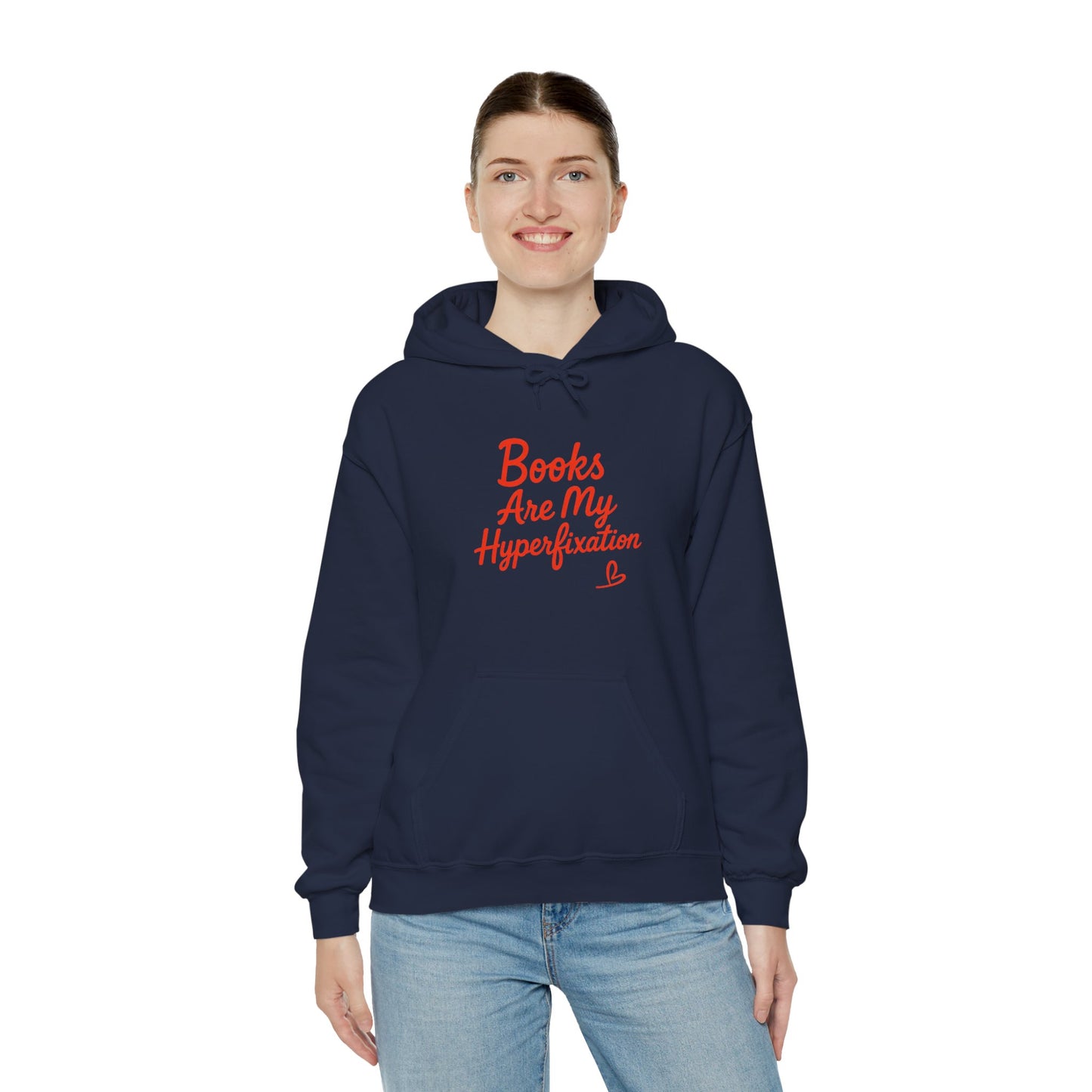 "Books Are My Hyperfixation" Neurospicy Bookish Hoodie