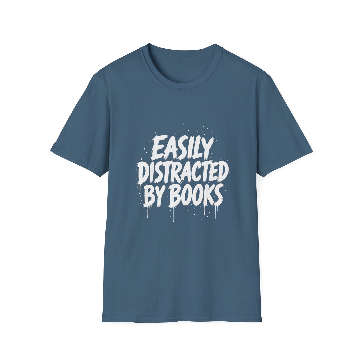 Lightweight Fabric - "Easily Distracted by Books" T‑Shirt