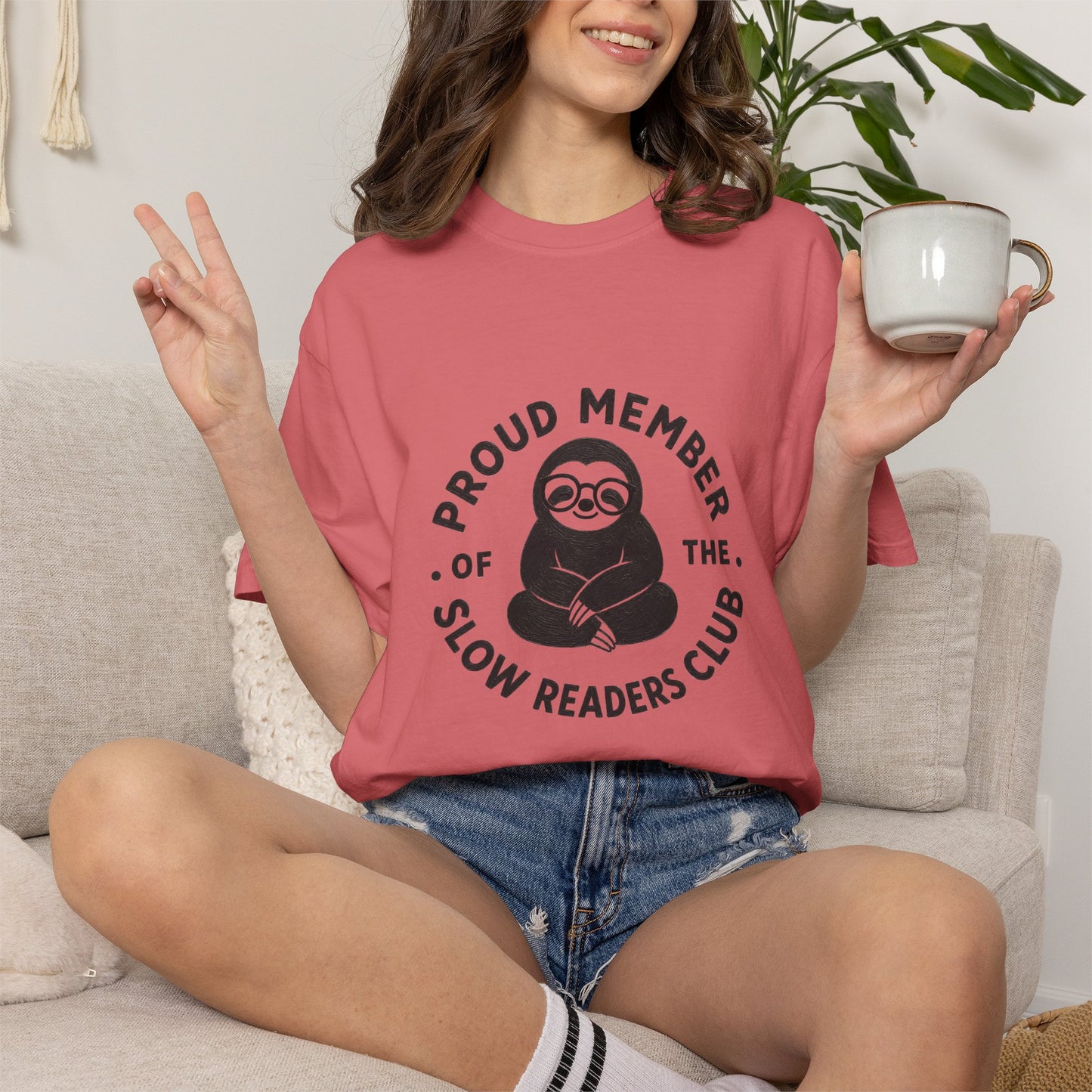 "Proud Member of the Slow Readers Club" Graphic Tee