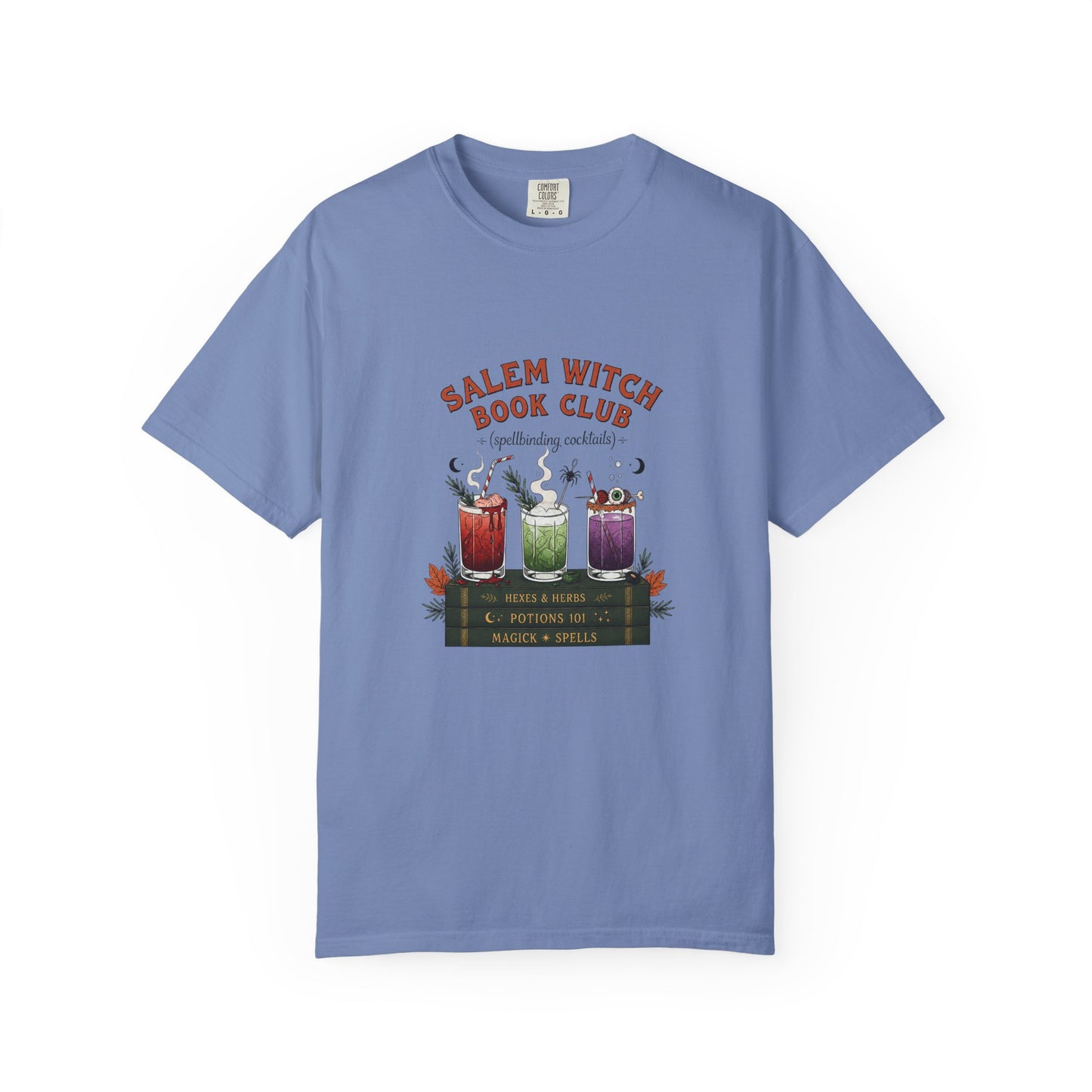 "Salem Witch Book Club" T-Shirt — Whimsical Witchy Reading Tee