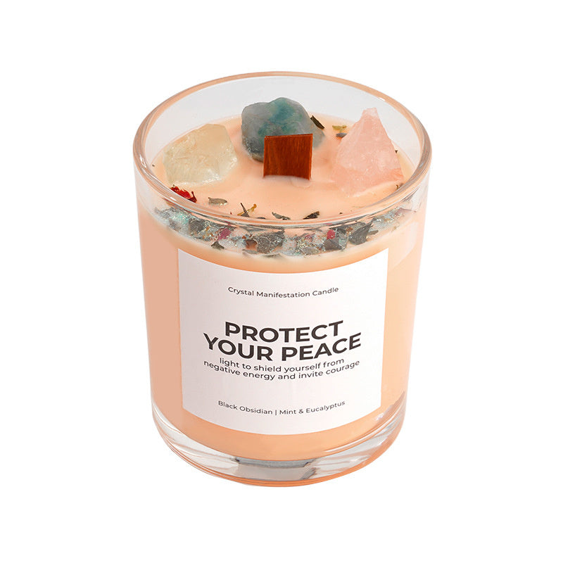 Bougie artisanale en cire de soja parfumée