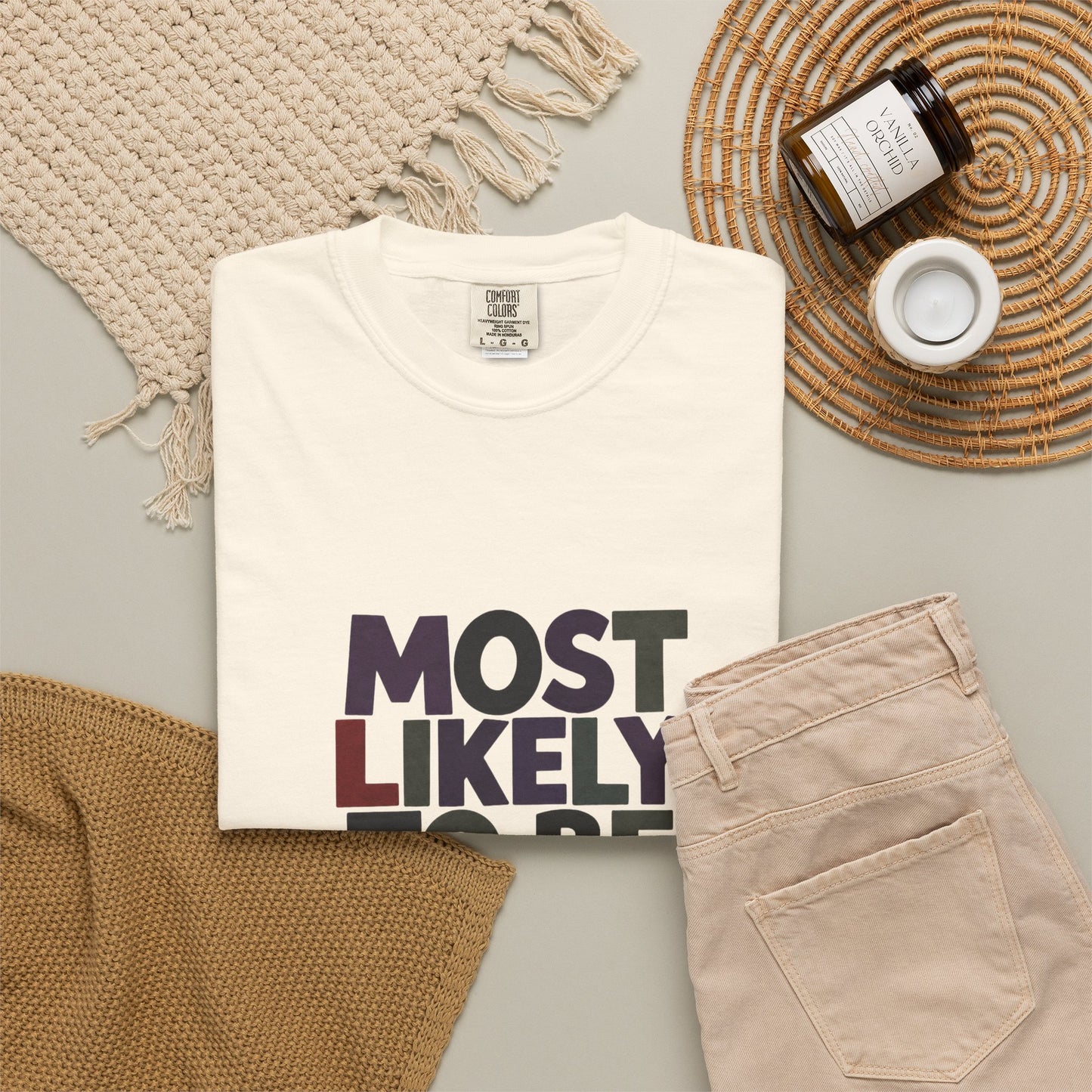 “Most Likely to Be Reading Thrillers” Graphic T-shirt