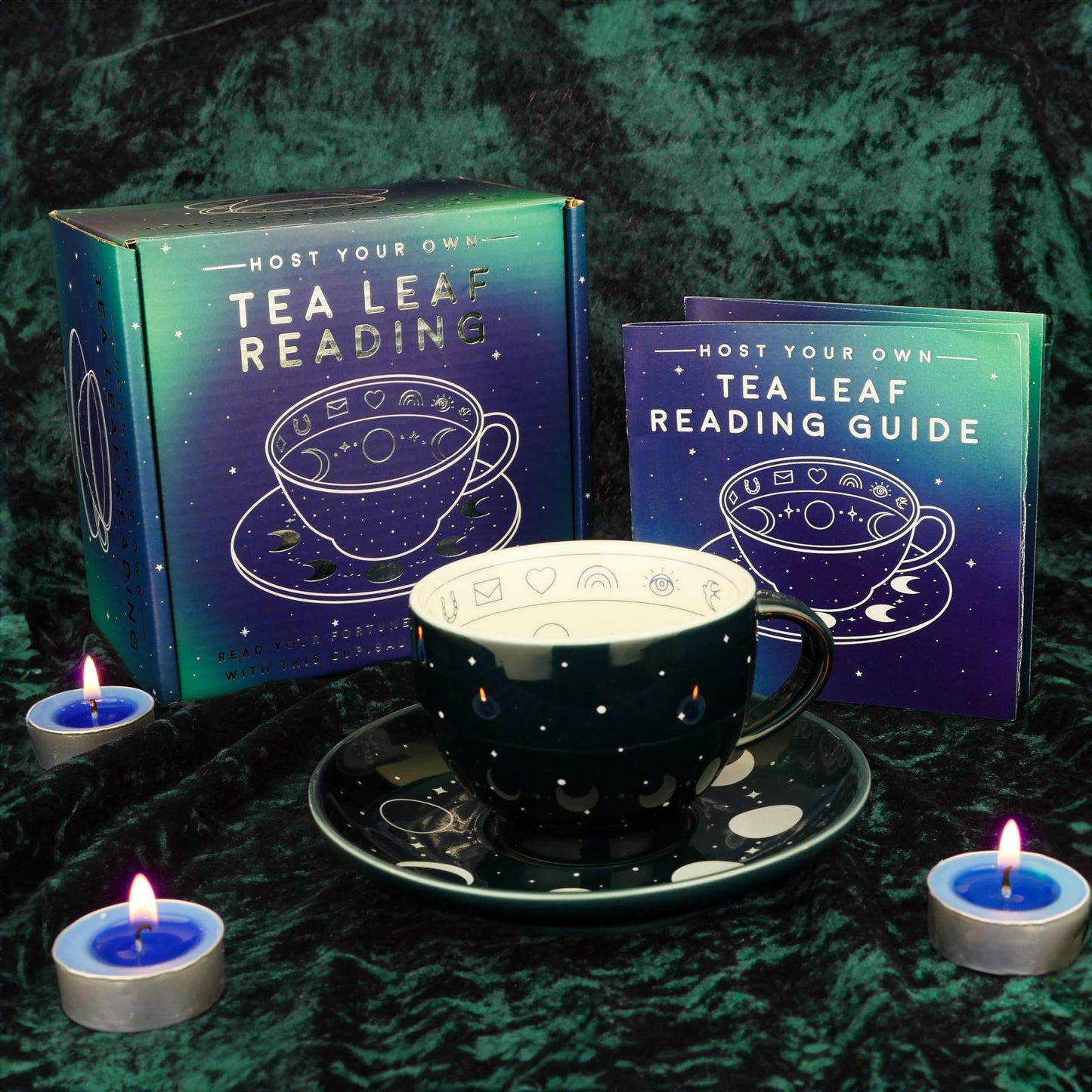 Kit de Lecture des Feuilles de Thé - Coffret Tasse et Soucoupe par Gift Republic