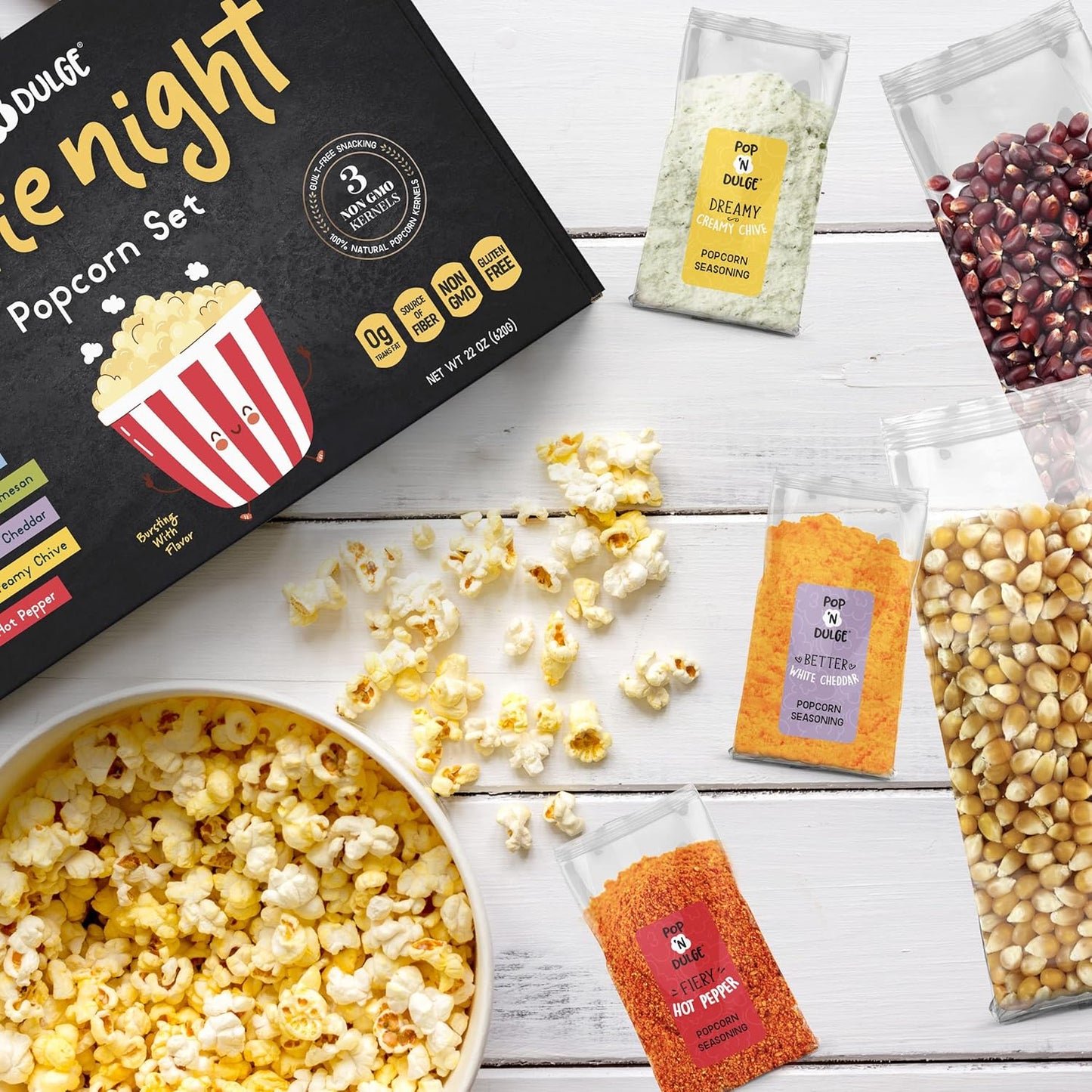 Kit de pop-corn pour soirée film