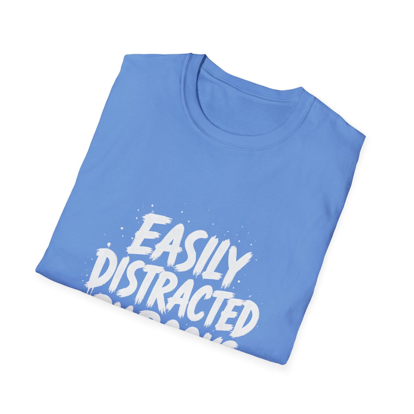 Lightweight Fabric - "Easily Distracted by Books" T‑Shirt