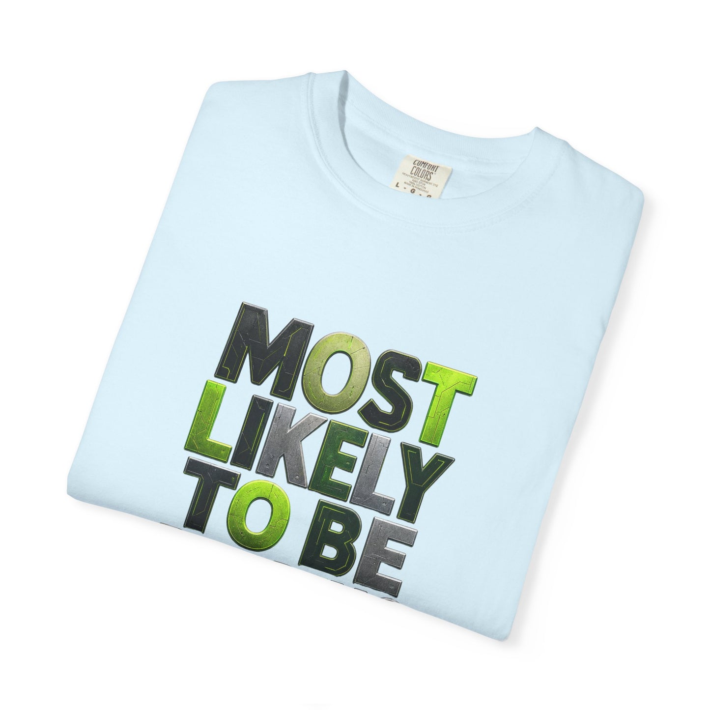 "Most Likely To Be Reading Sci‑Fi" T-Shirt for Science Fiction Book Lovers