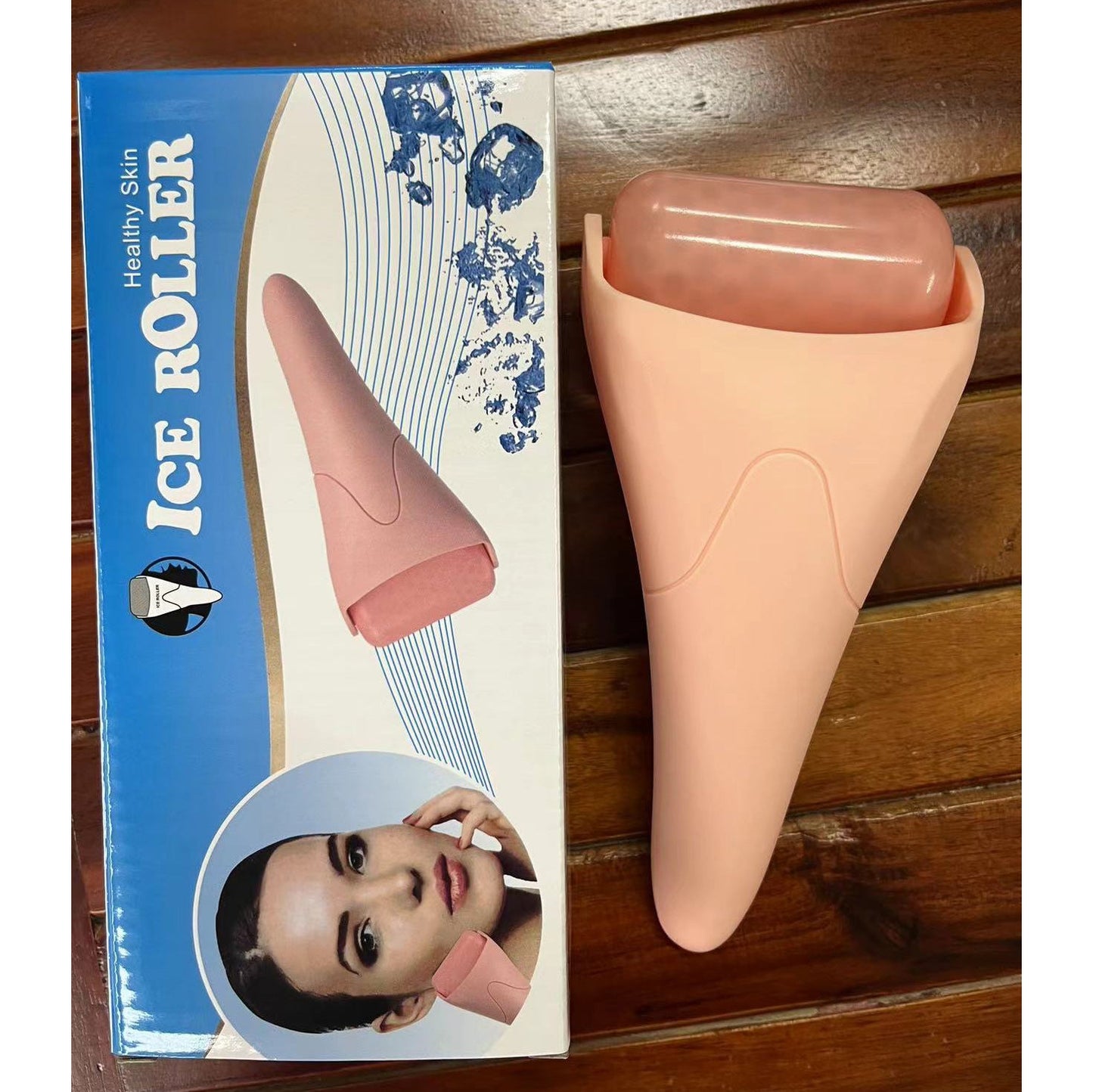 Masseur Facial Rouleau de Glace Tête de Massage à Rouleau de Glace
