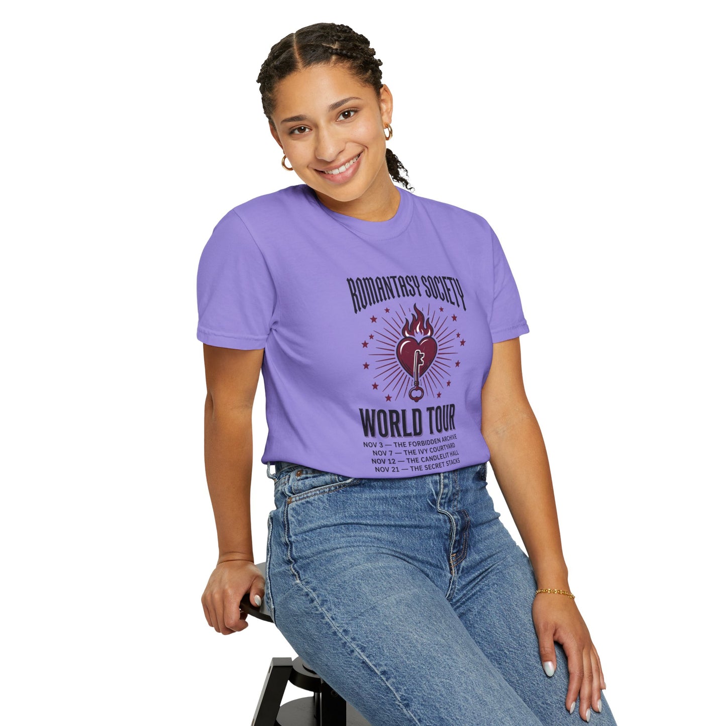 "Romantasy Society World Tour" Graphic T-Shirt