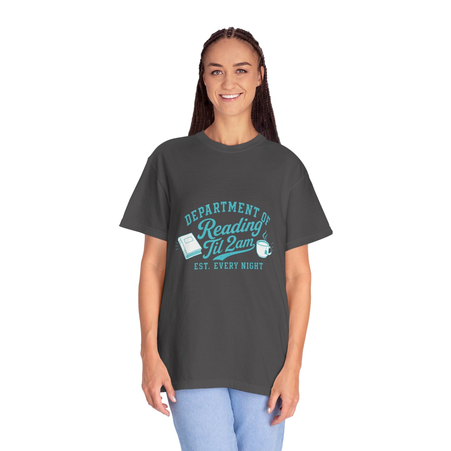 "Department of Reading 'Til 2AM: T-Shirt — Graphic Reading Tee