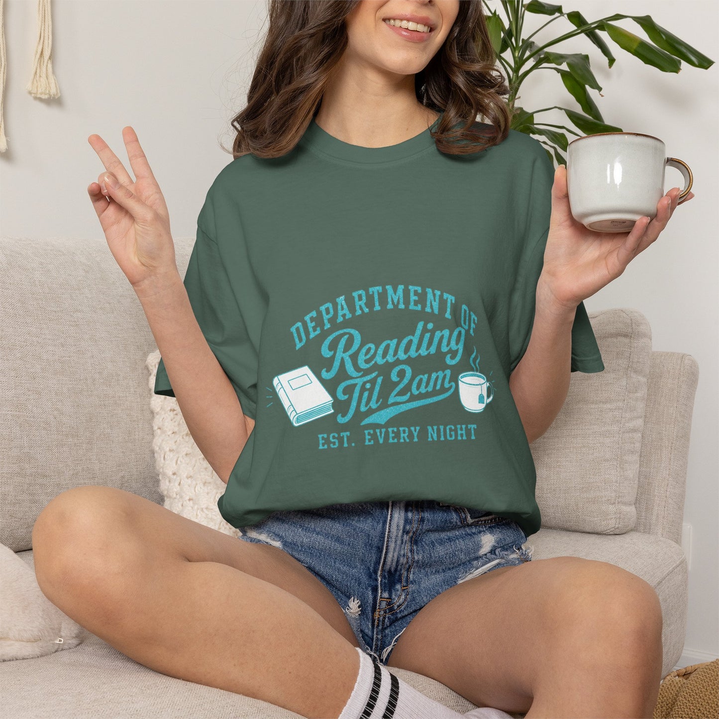 "Department of Reading 'Til 2AM: T-Shirt — Graphic Reading Tee