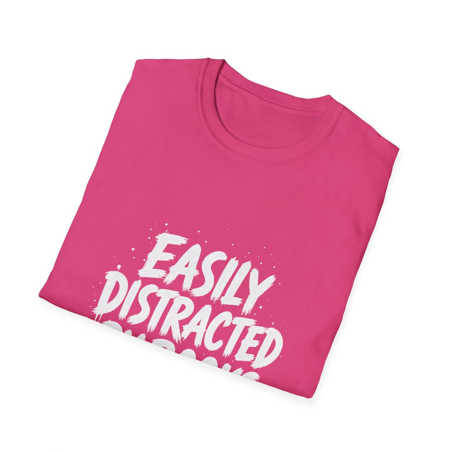 Lightweight Fabric - "Easily Distracted by Books" T‑Shirt