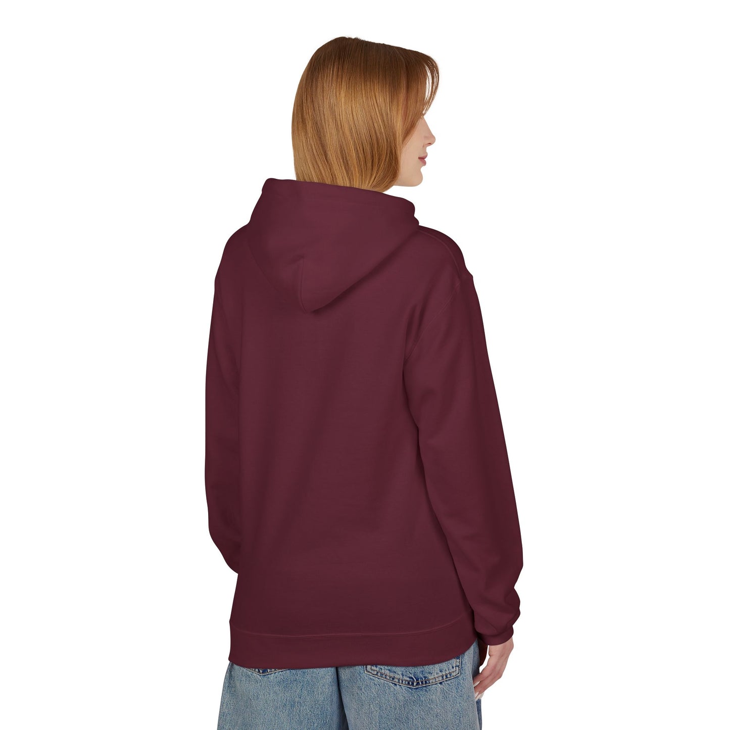 Fleece Fantasy Readers Hoodie  —"Physically Here, Mentally Fighting Battles"