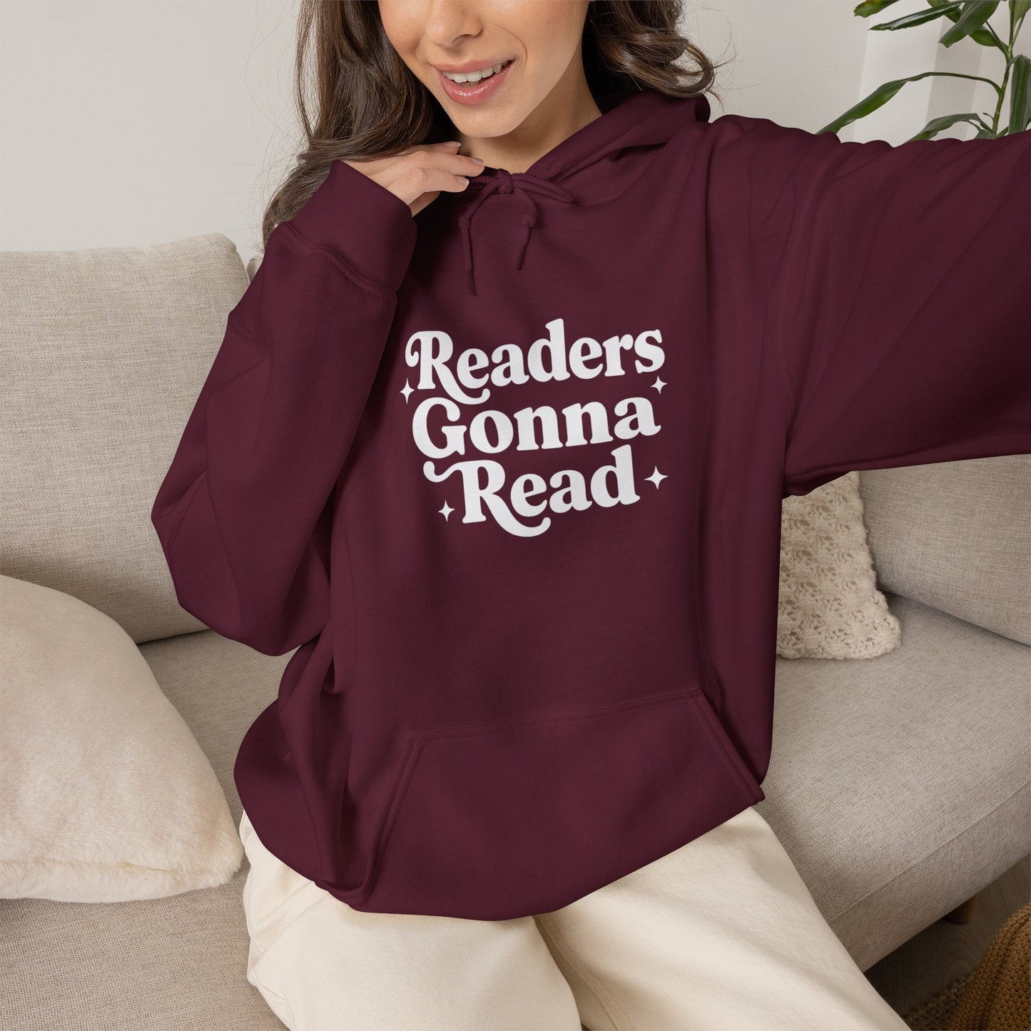 "Readers Gonna Read" Hoodie — Cozy Book Lover Pullover
