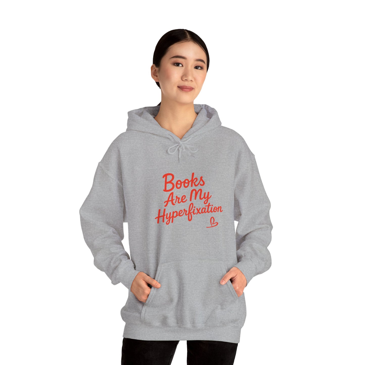 "Books Are My Hyperfixation" Neurospicy Bookish Hoodie